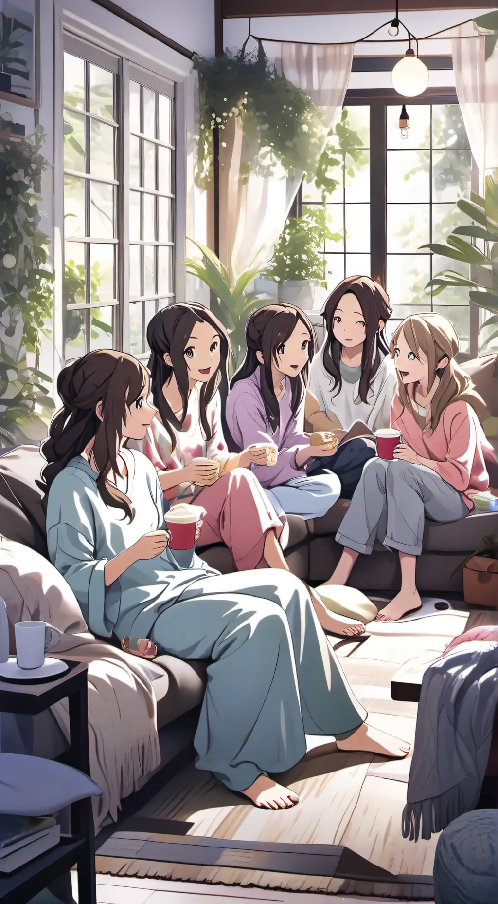 ai character: grlis & boys background