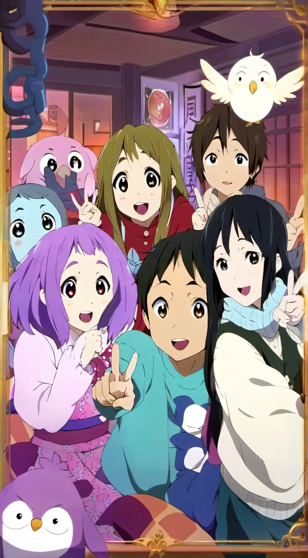 ai character: owlhouse sleepover background