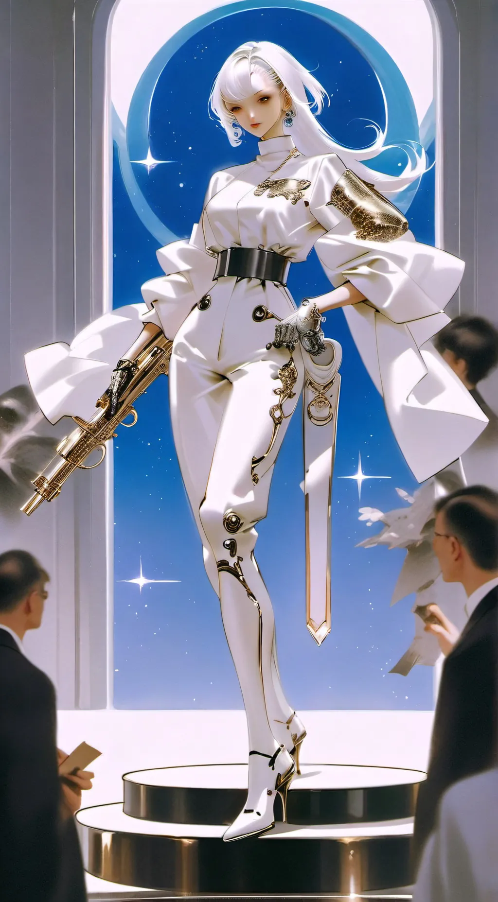 ai character: Hh christmas  background