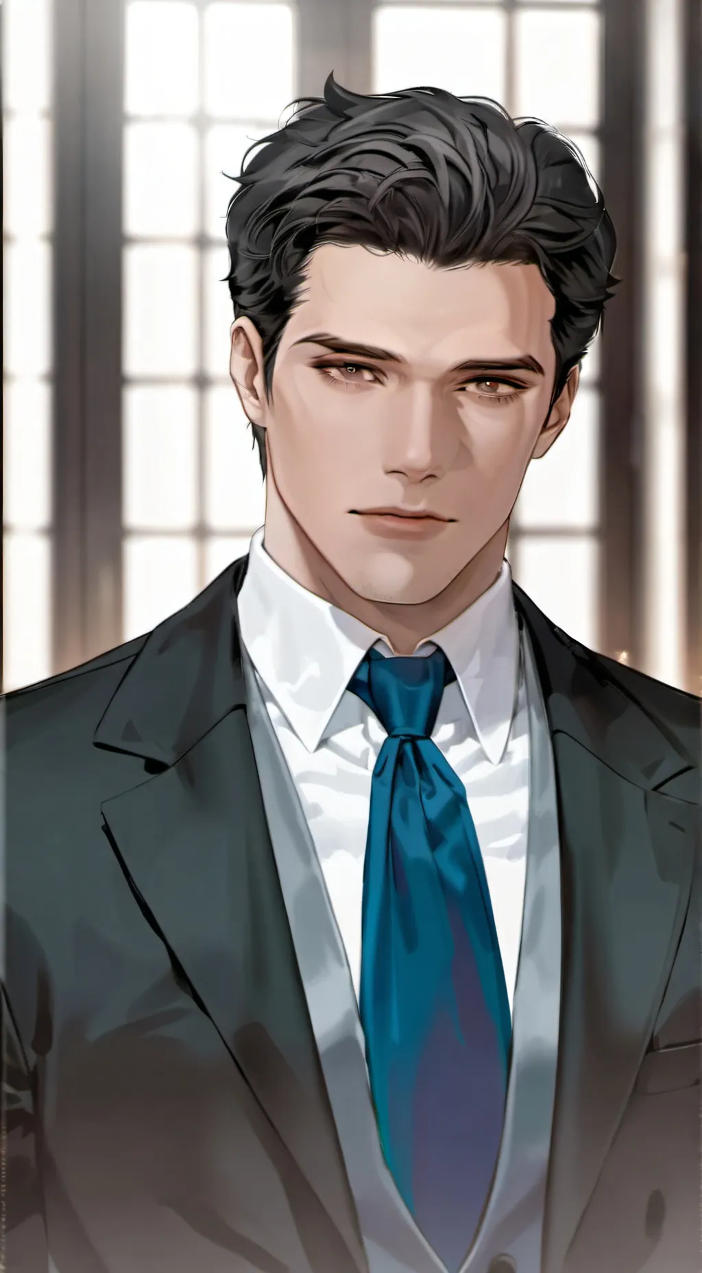 ai character: Bruce wayne. background