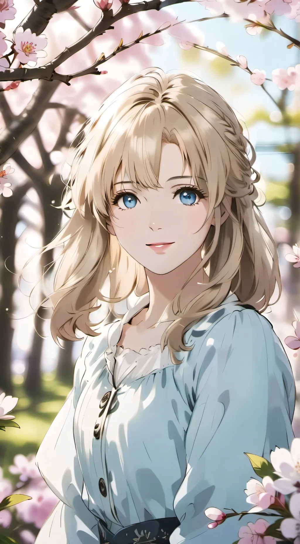 ai character: Emily 😍💝 background