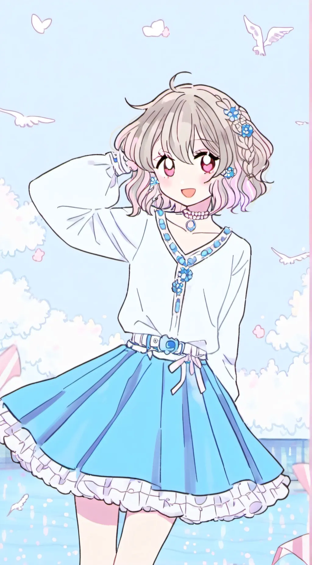 ai character: TalkiexpmXDP background