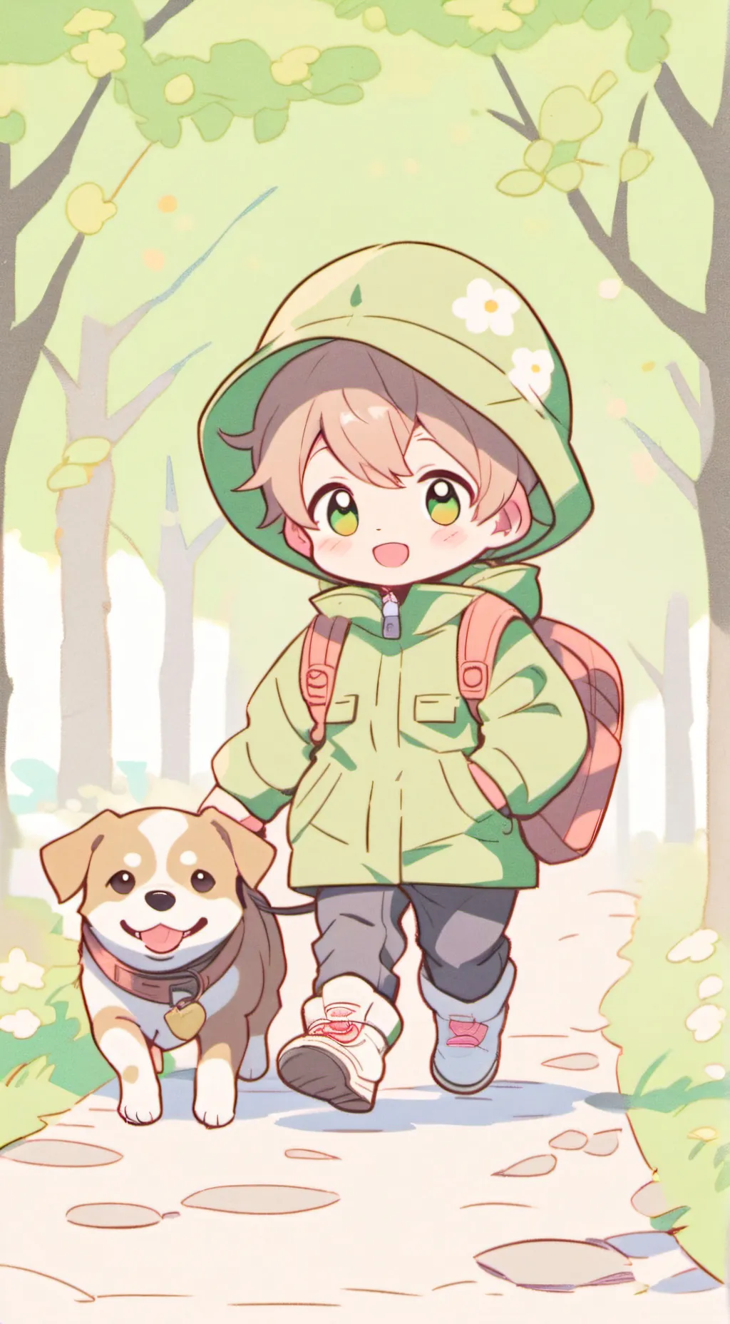 ai character: potty training 14  background