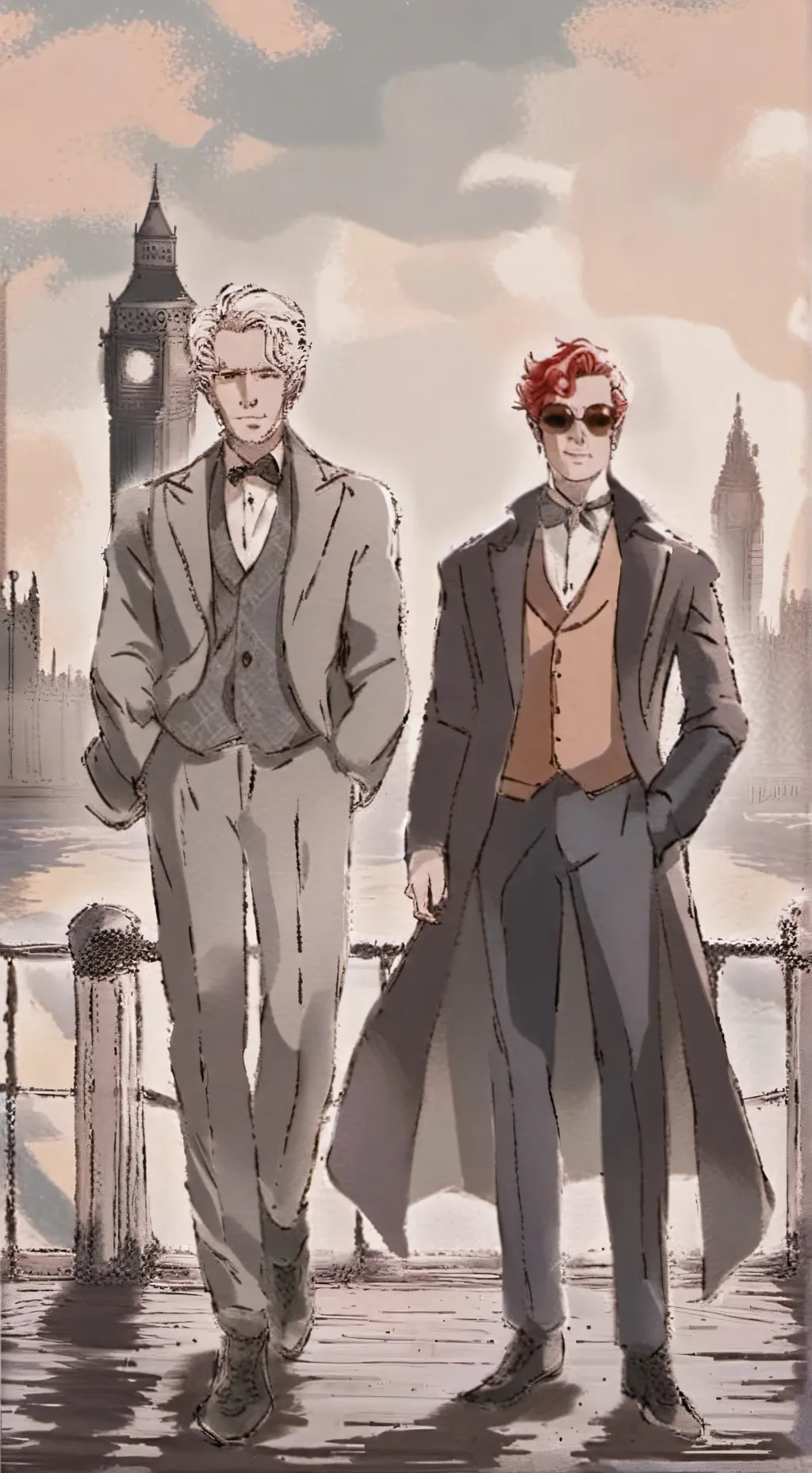 ai character: Good Omens background