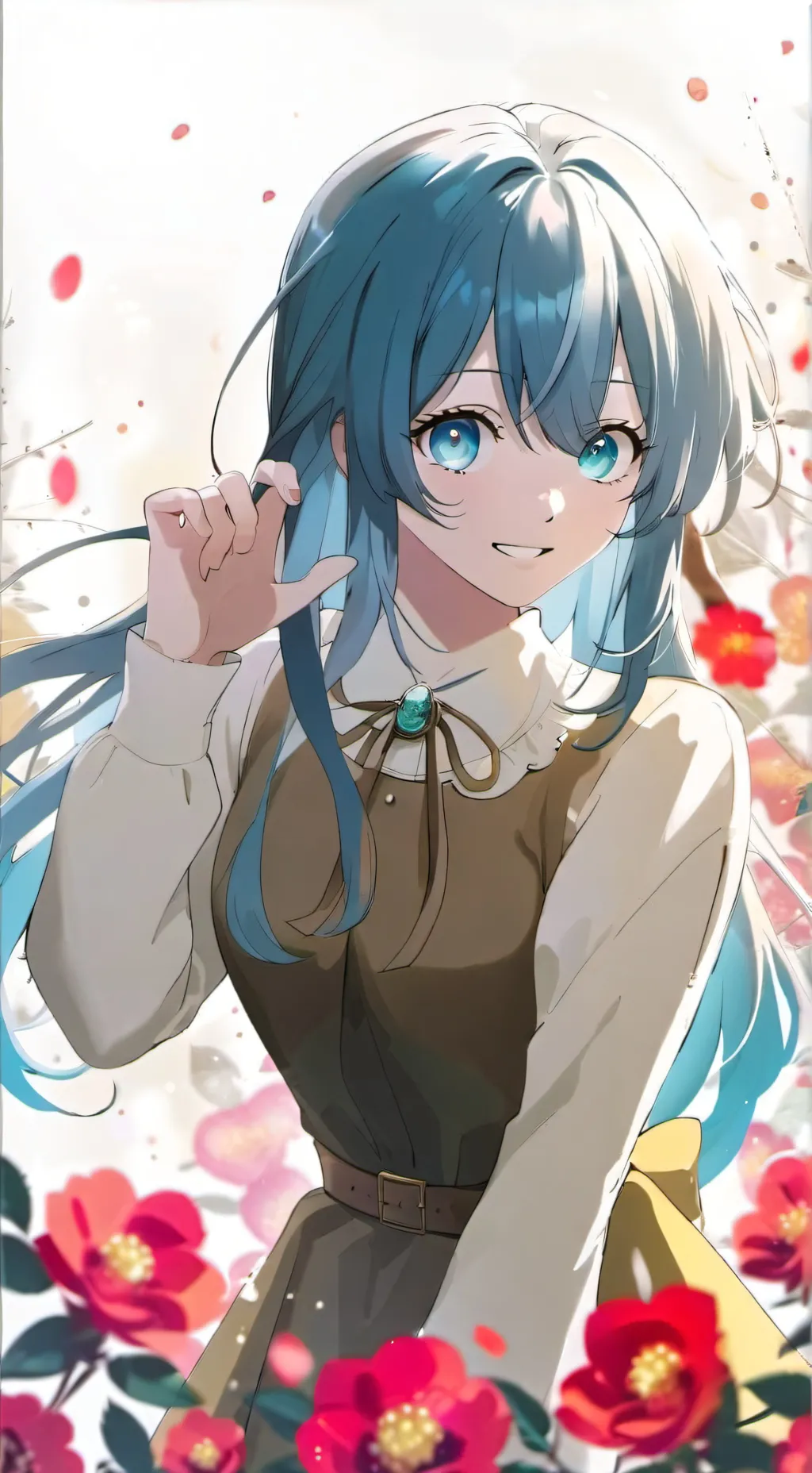 ai character: maéva 💗🎀 background