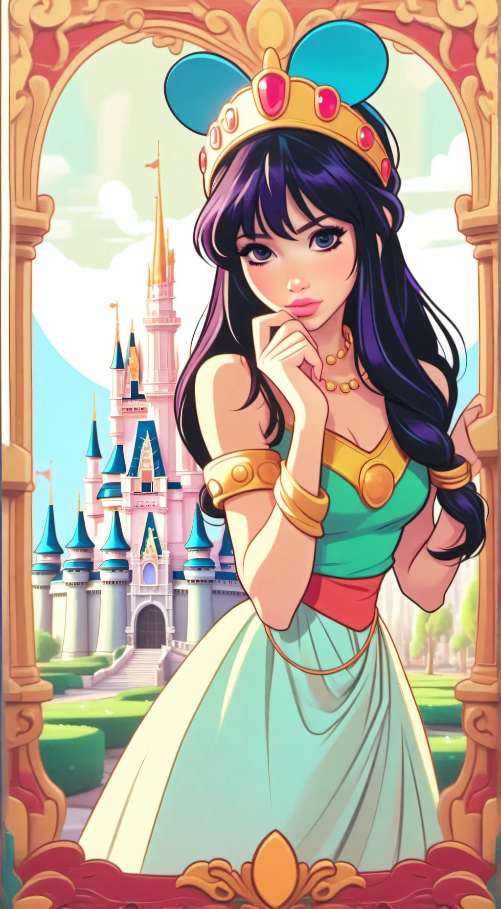 ai character: Jasmine  background