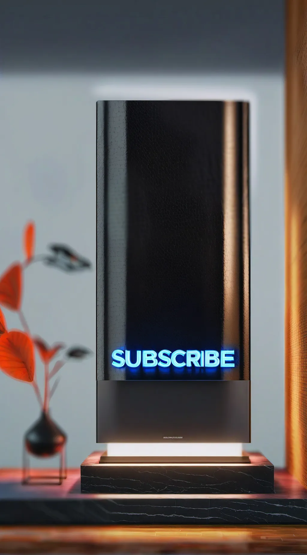 ai character: subscribe to me background