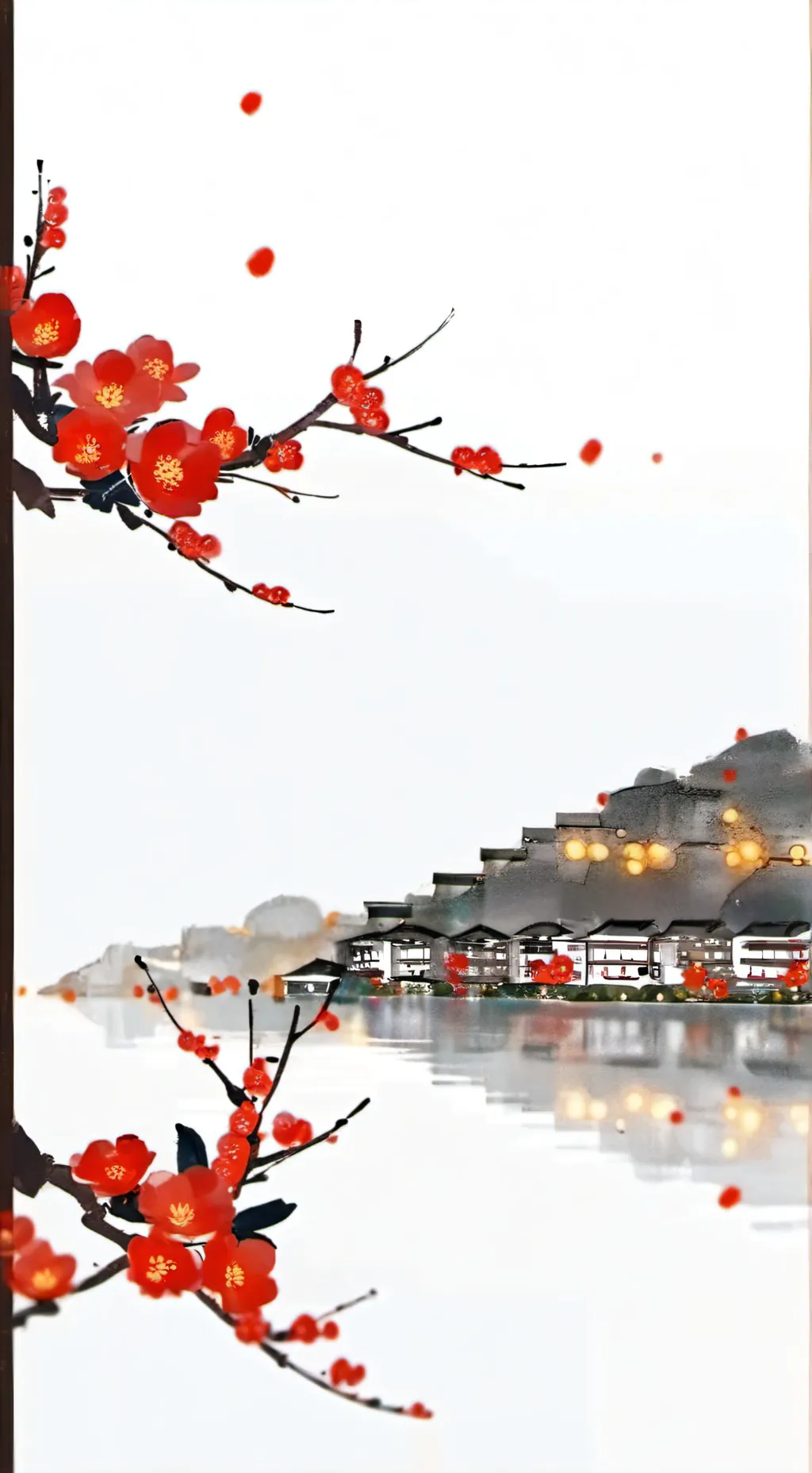 ai character: bakugo's Christmas background