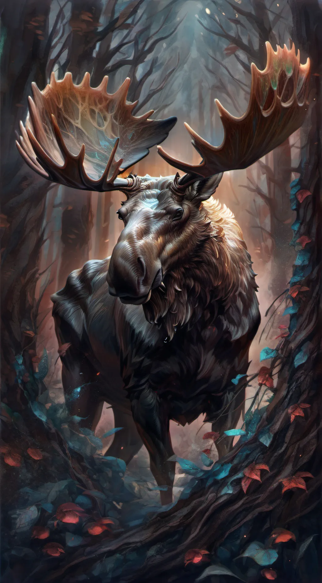 ai character: A holiday moosical background