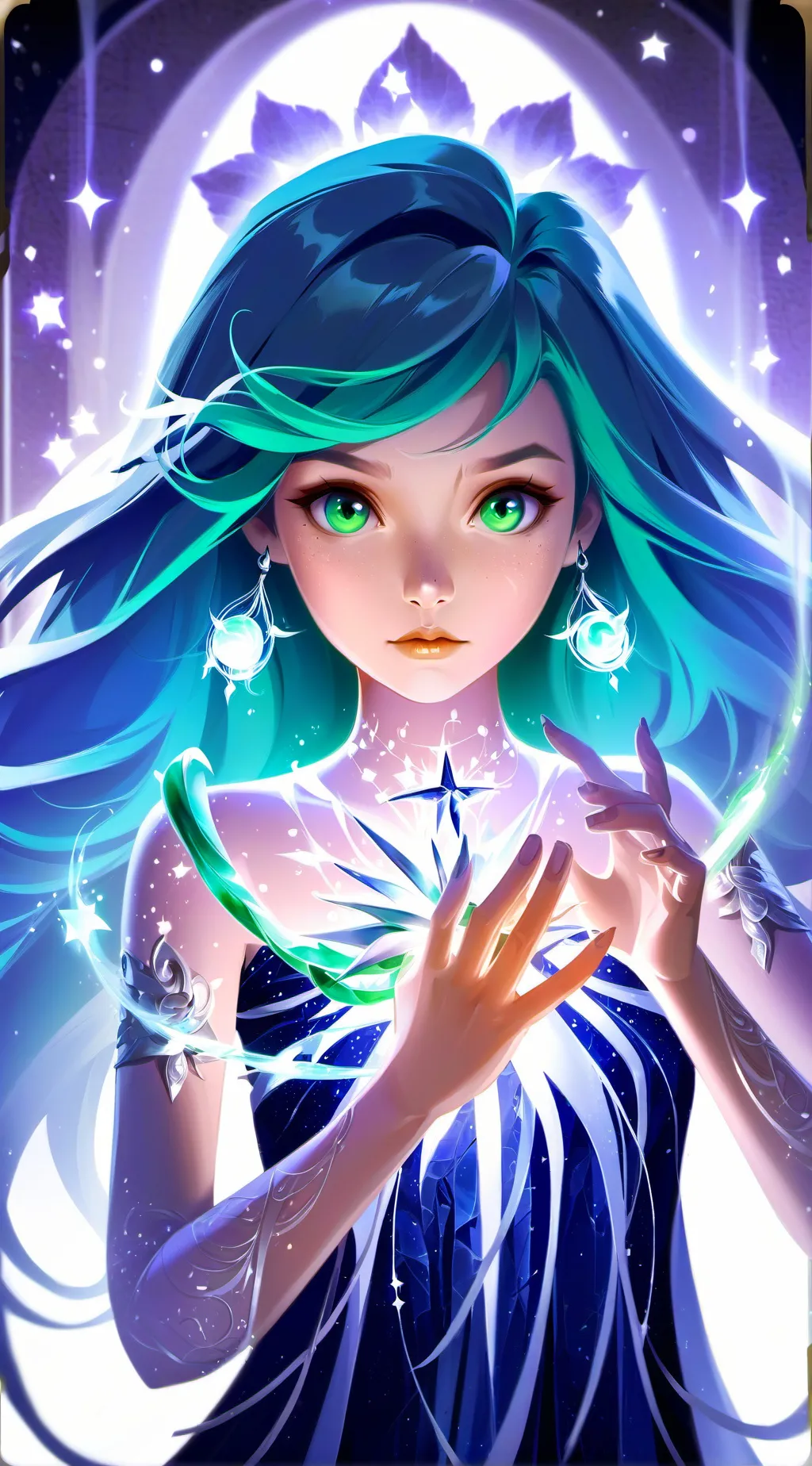 ai character: lacy magic girl 🪄✨ background