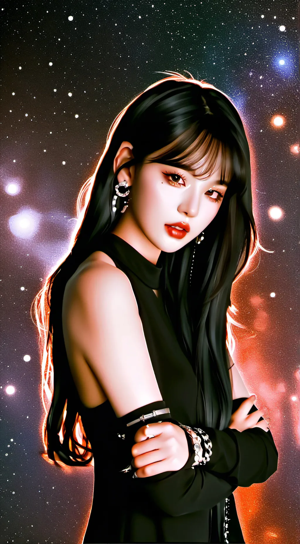 ai character: Blackpink🖤🩷 background