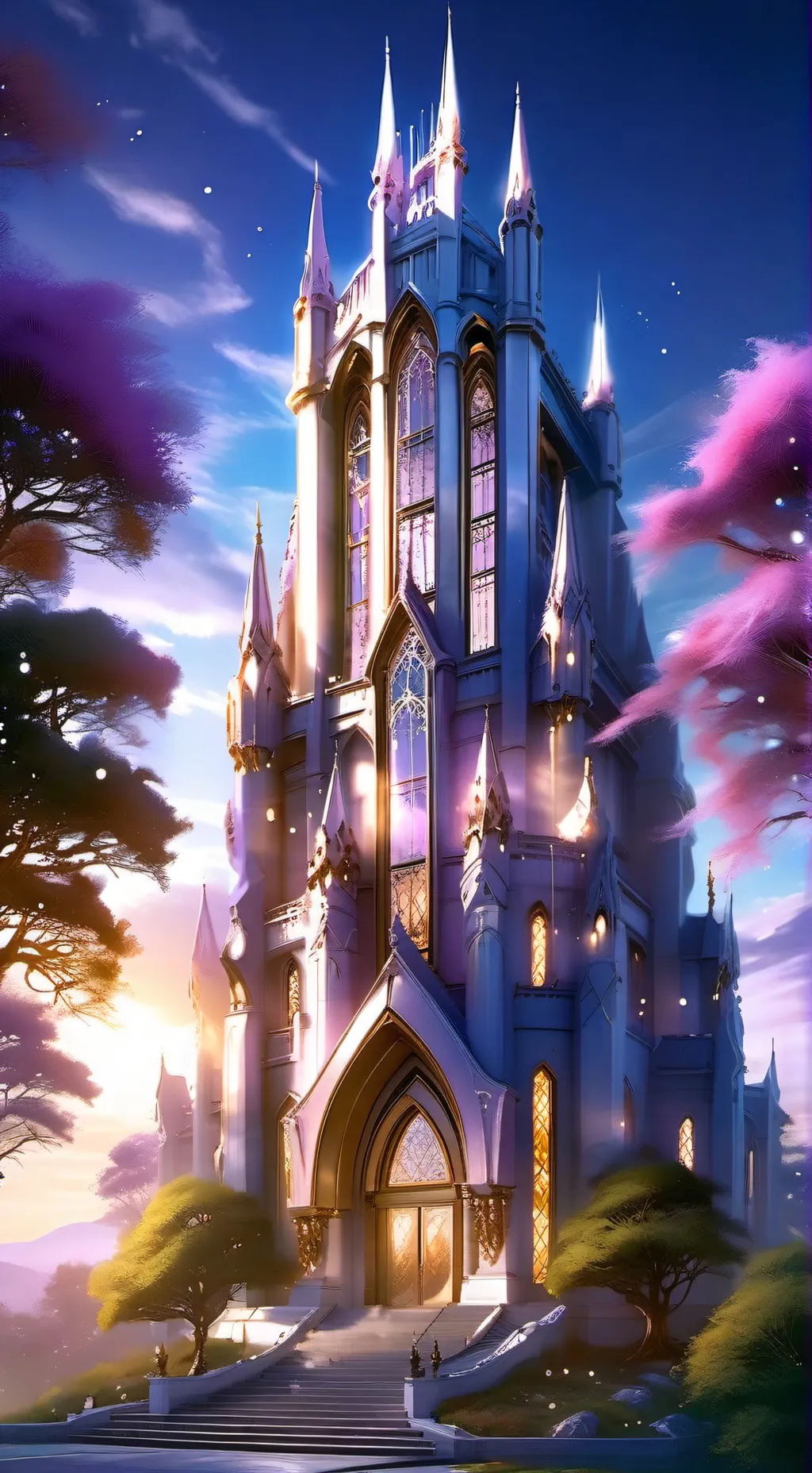 ai character: Magic high background