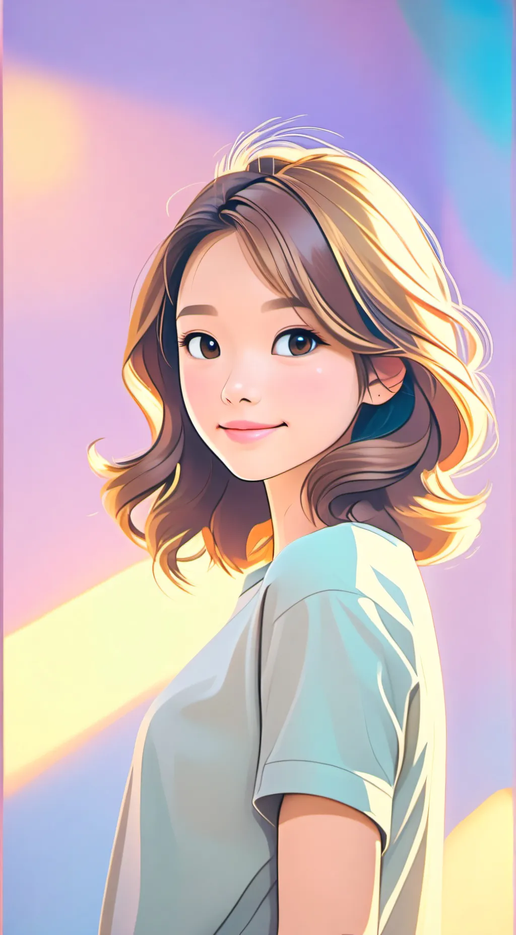 ai character: make you say no background