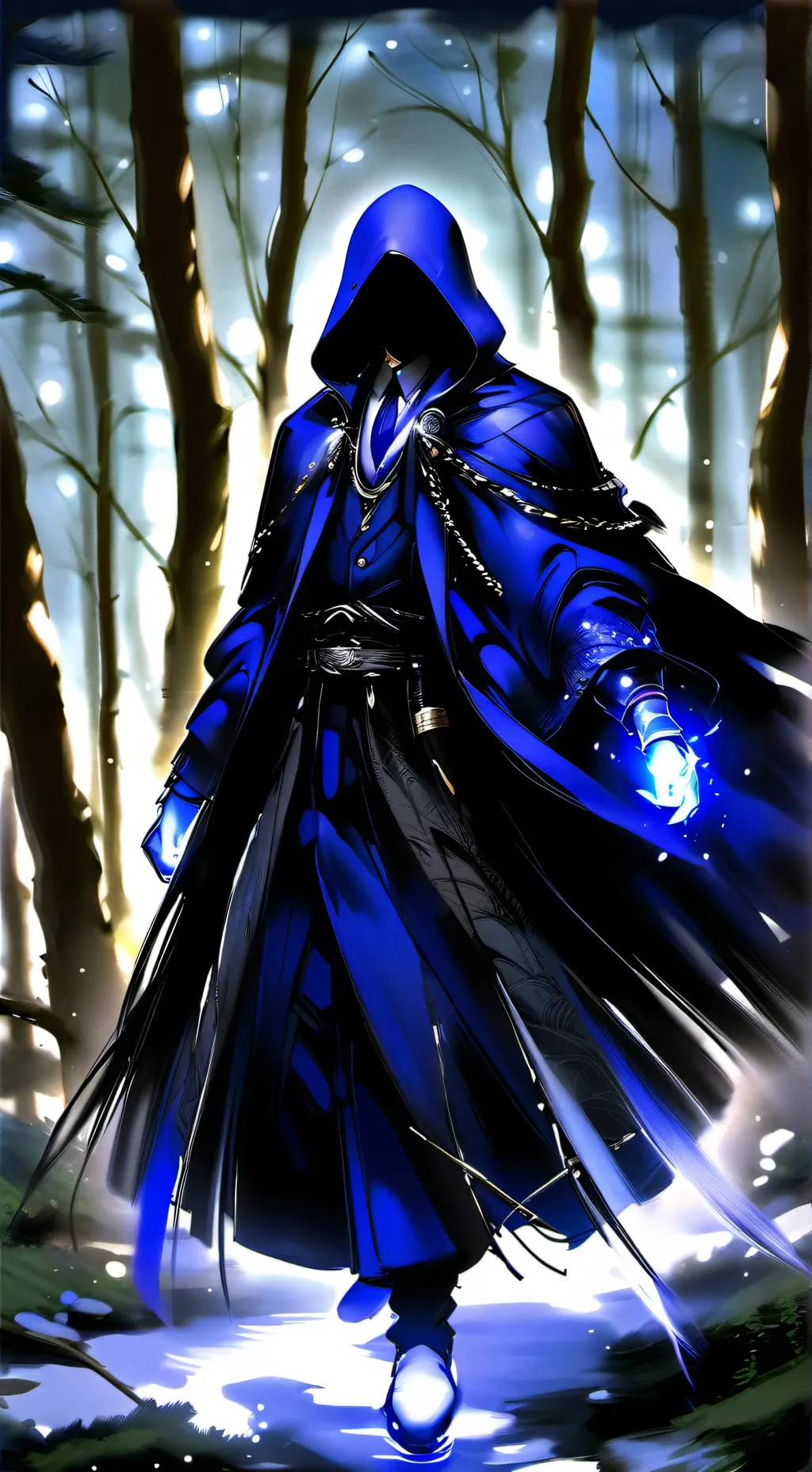 ai character: forest,avengers background