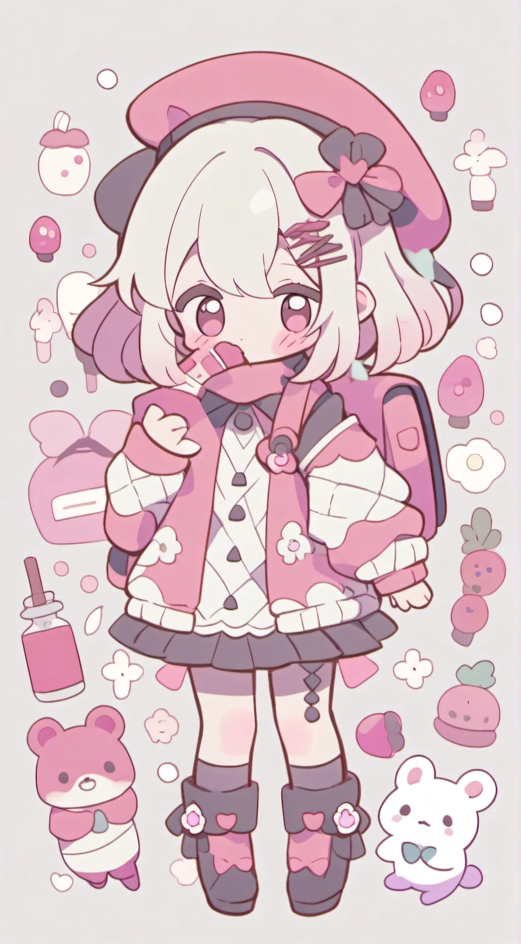 ai character: Kc background