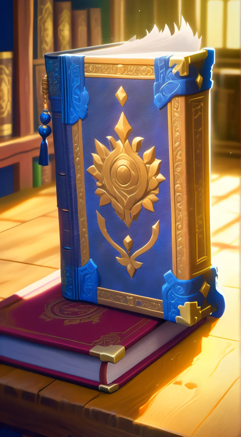 ai character: Book of philosophy background