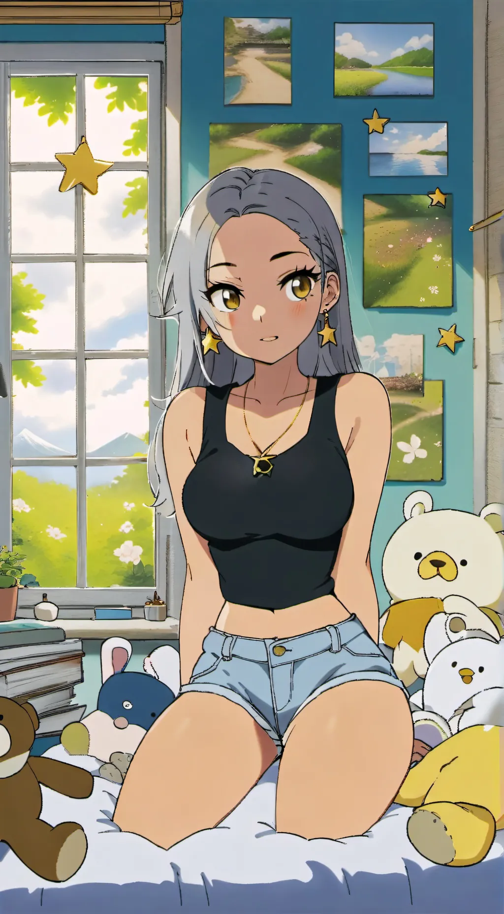 ai character: Vivian background