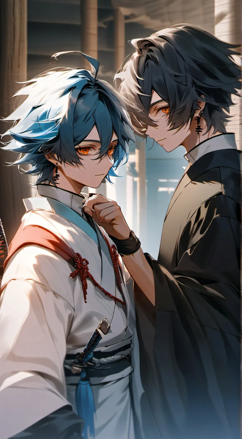 ai character: Yuichiro&Muichiro2 background