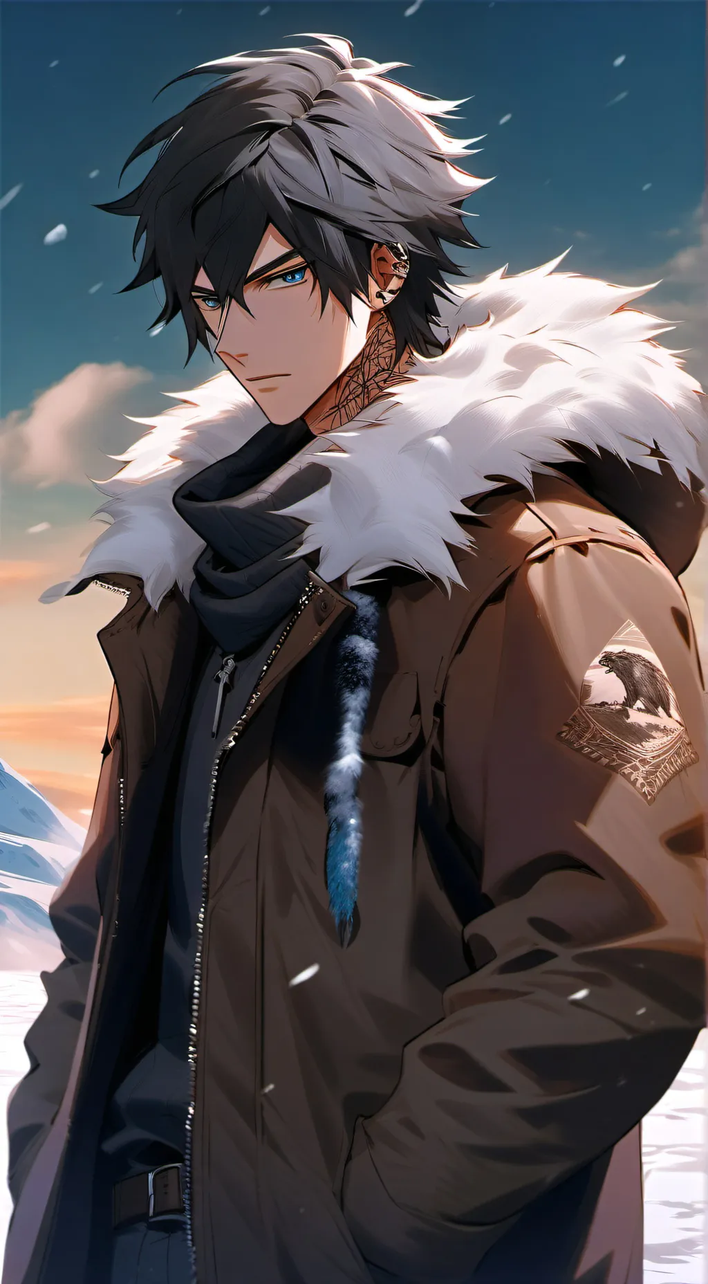 ai character: Enzo. background