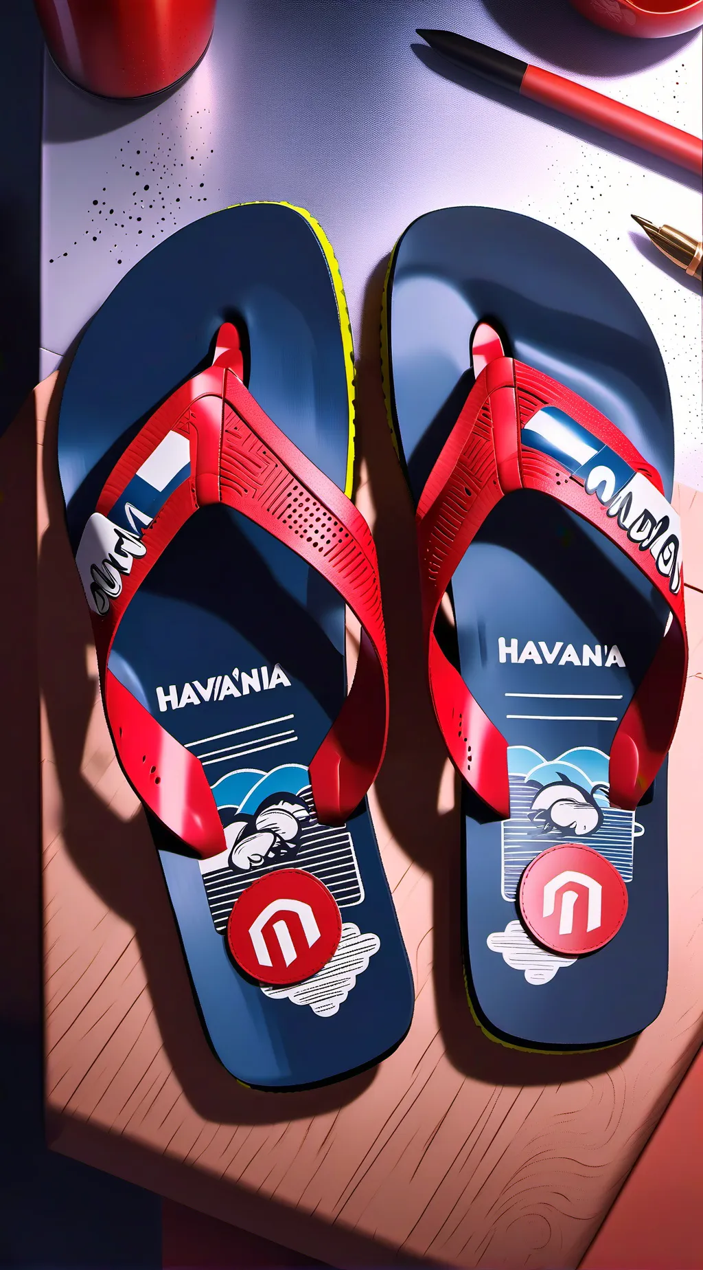 ai character: Mom's slippers background