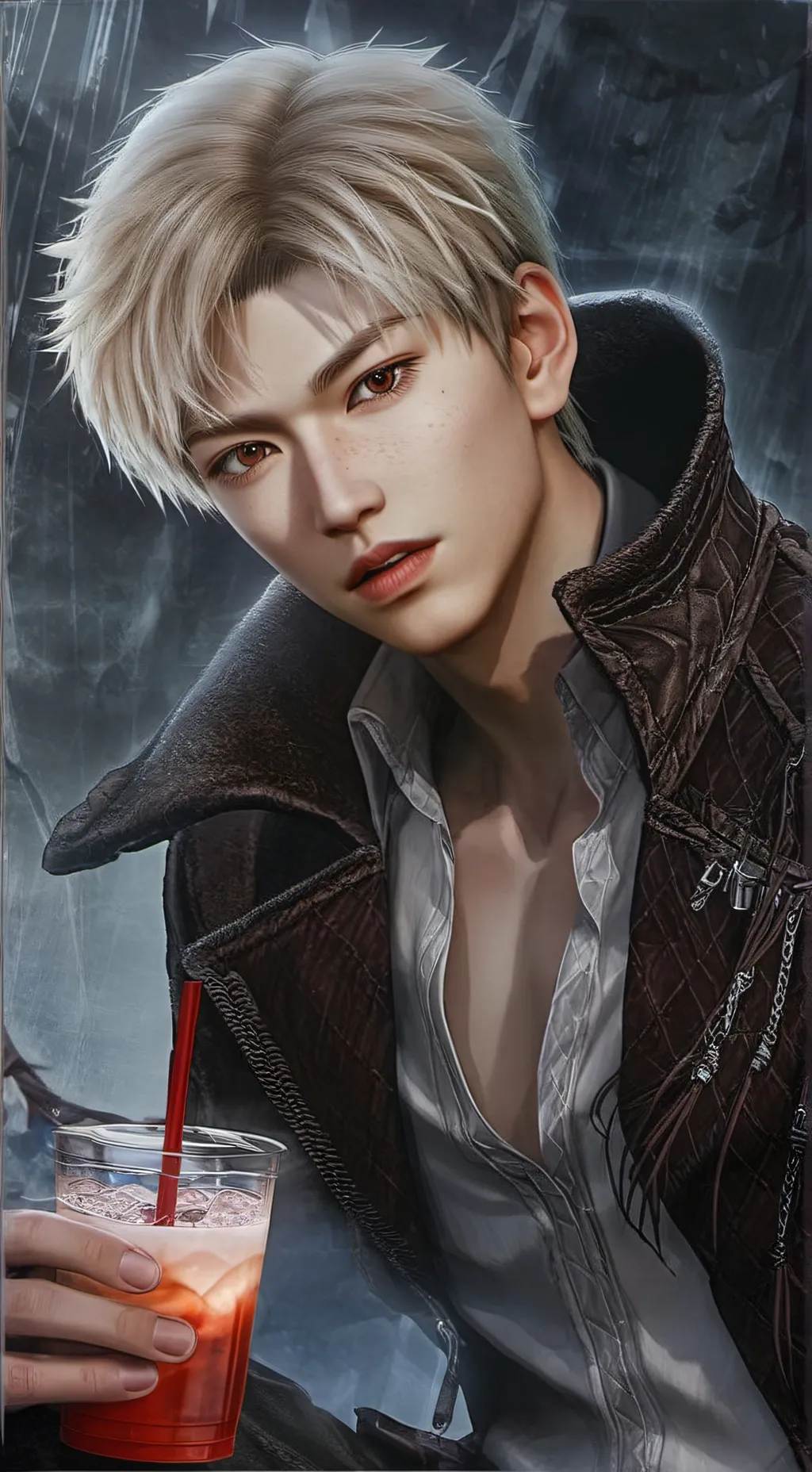 ai character: Lee Felix  background