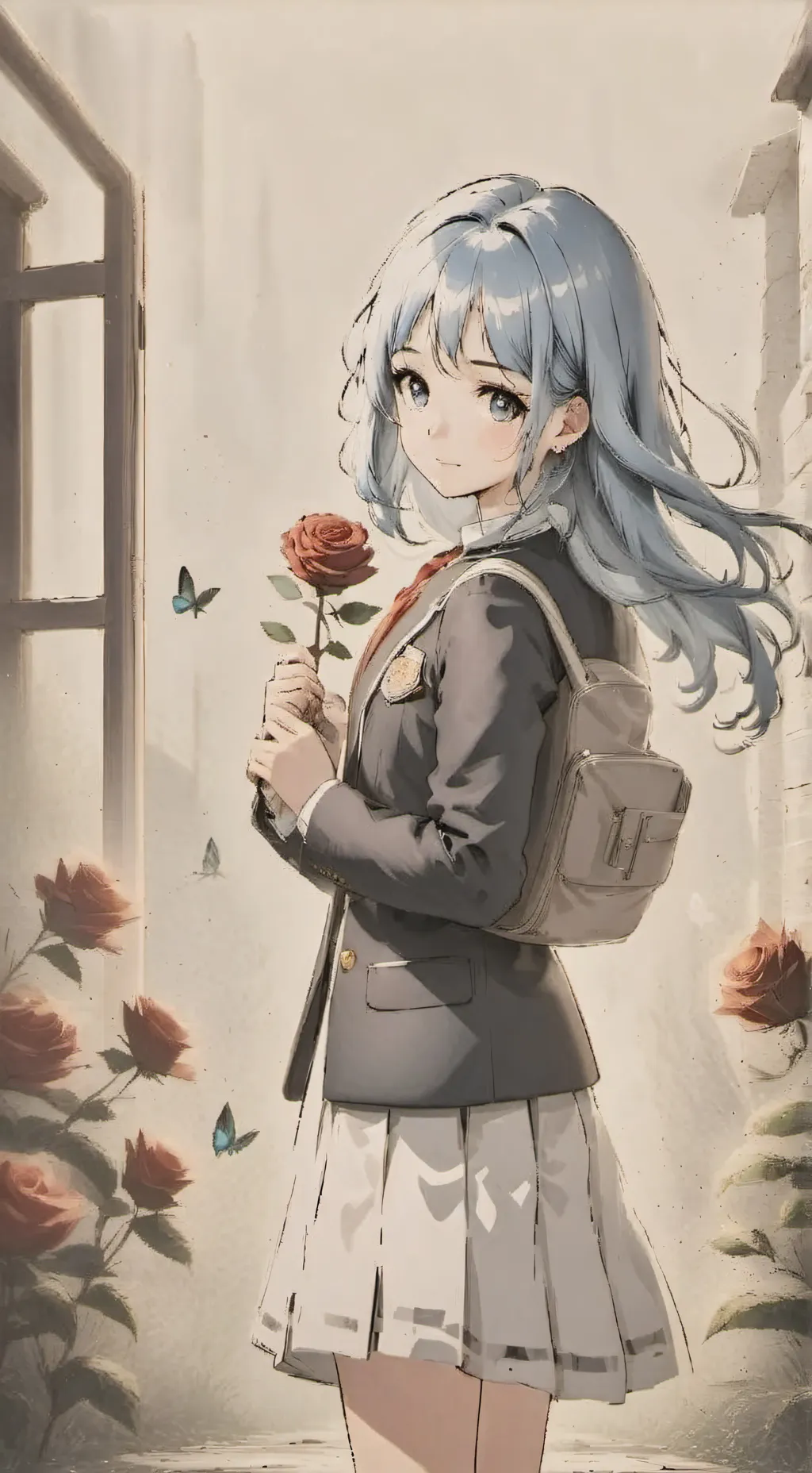 ai character: ✿𝓕𝓵𝓸𝔀𝓮𝓻𝓼   ꙰ background