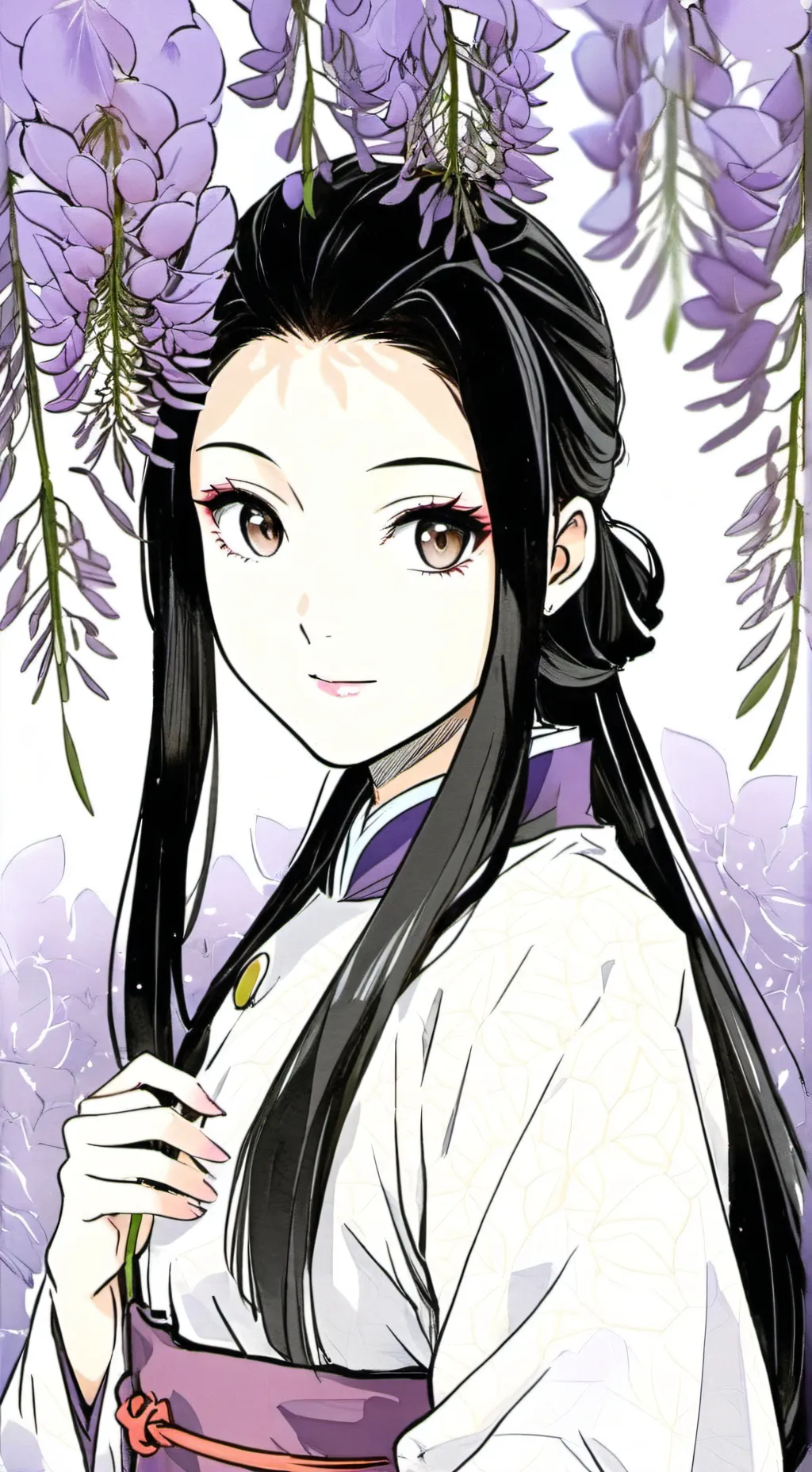 ai character: Shinobu  background