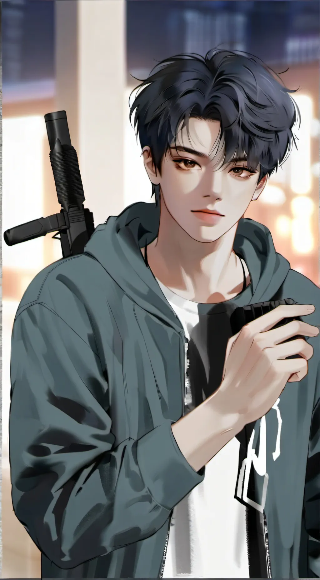 ai character: Zombie apocalypse  background