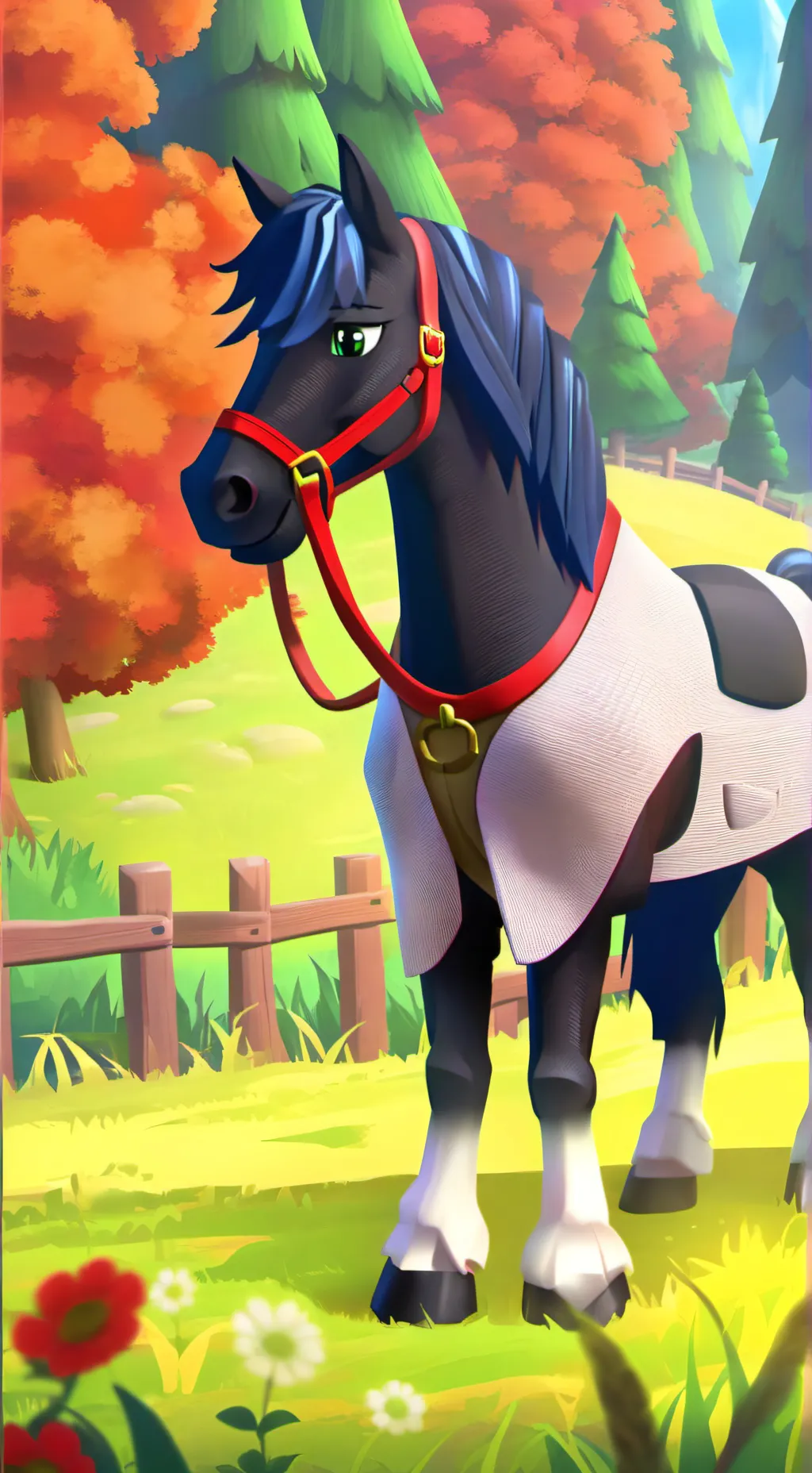 ai character: Horseland background