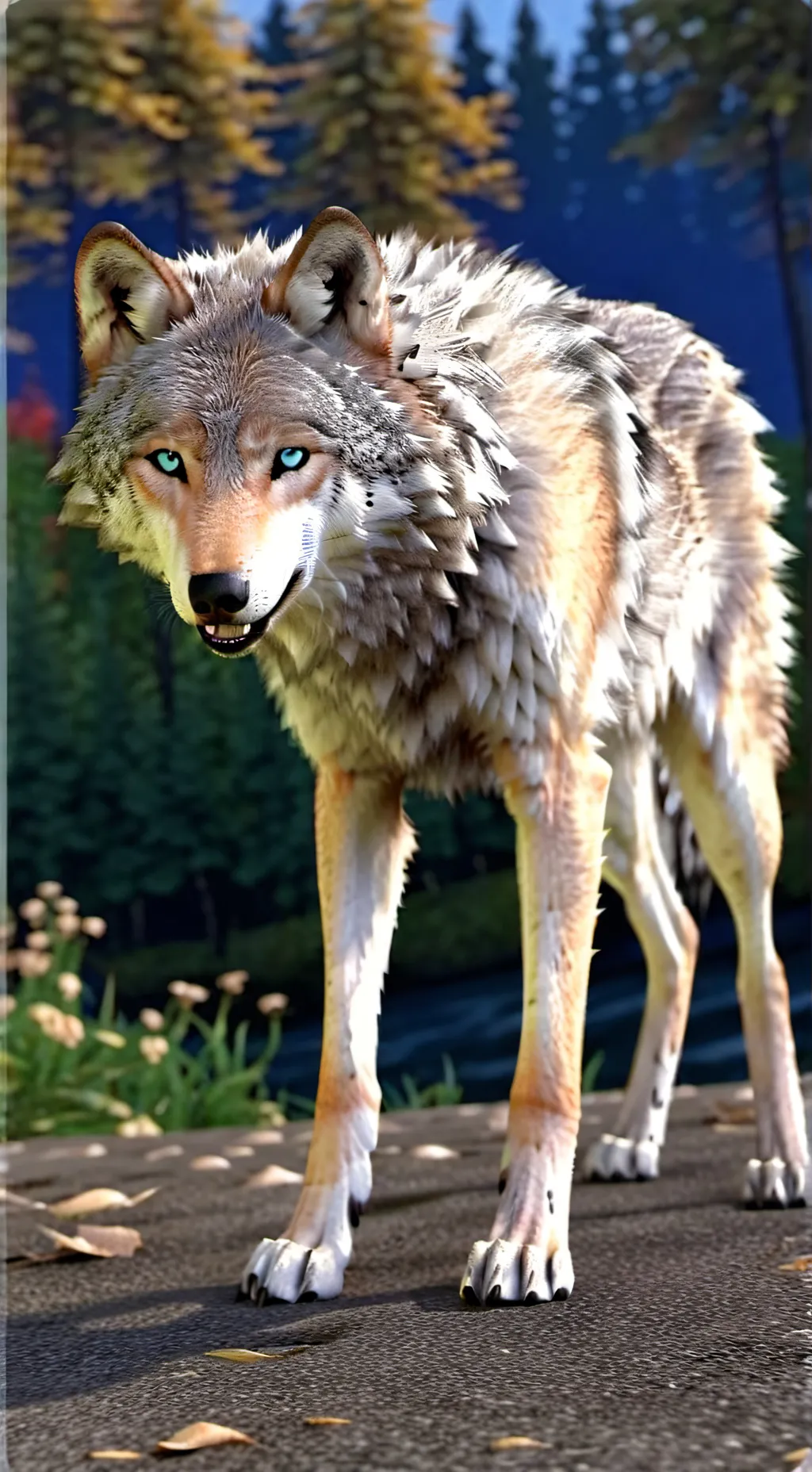 ai character: Black to touchdown background