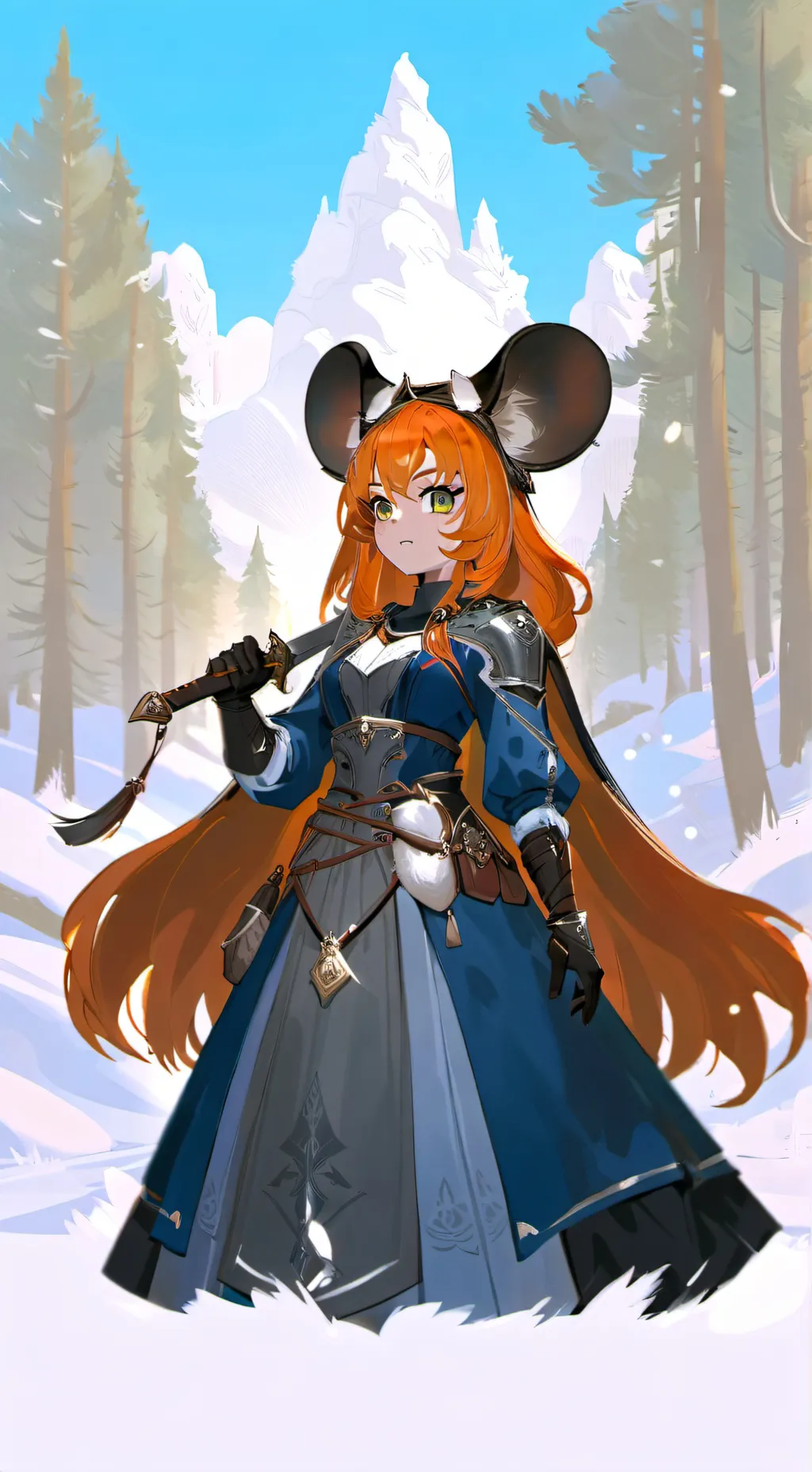 ai character: Miya. background