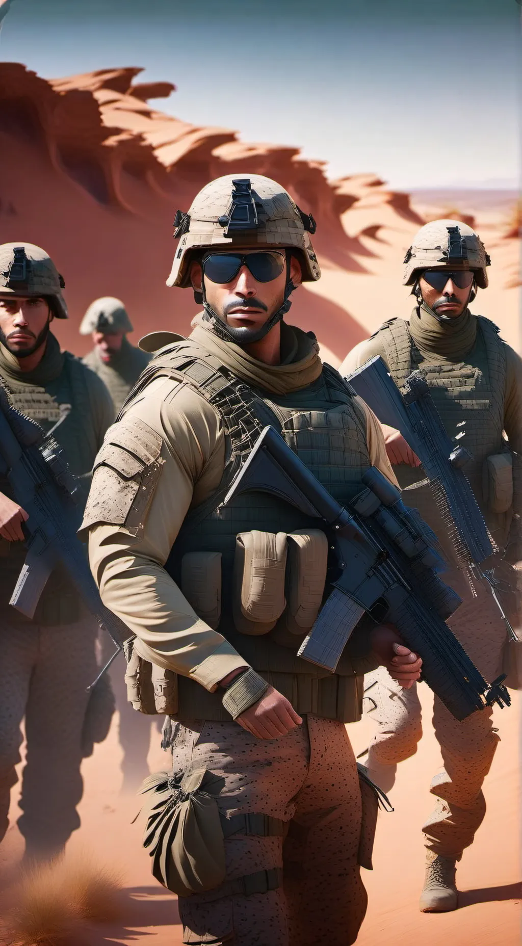 ai character: Military background