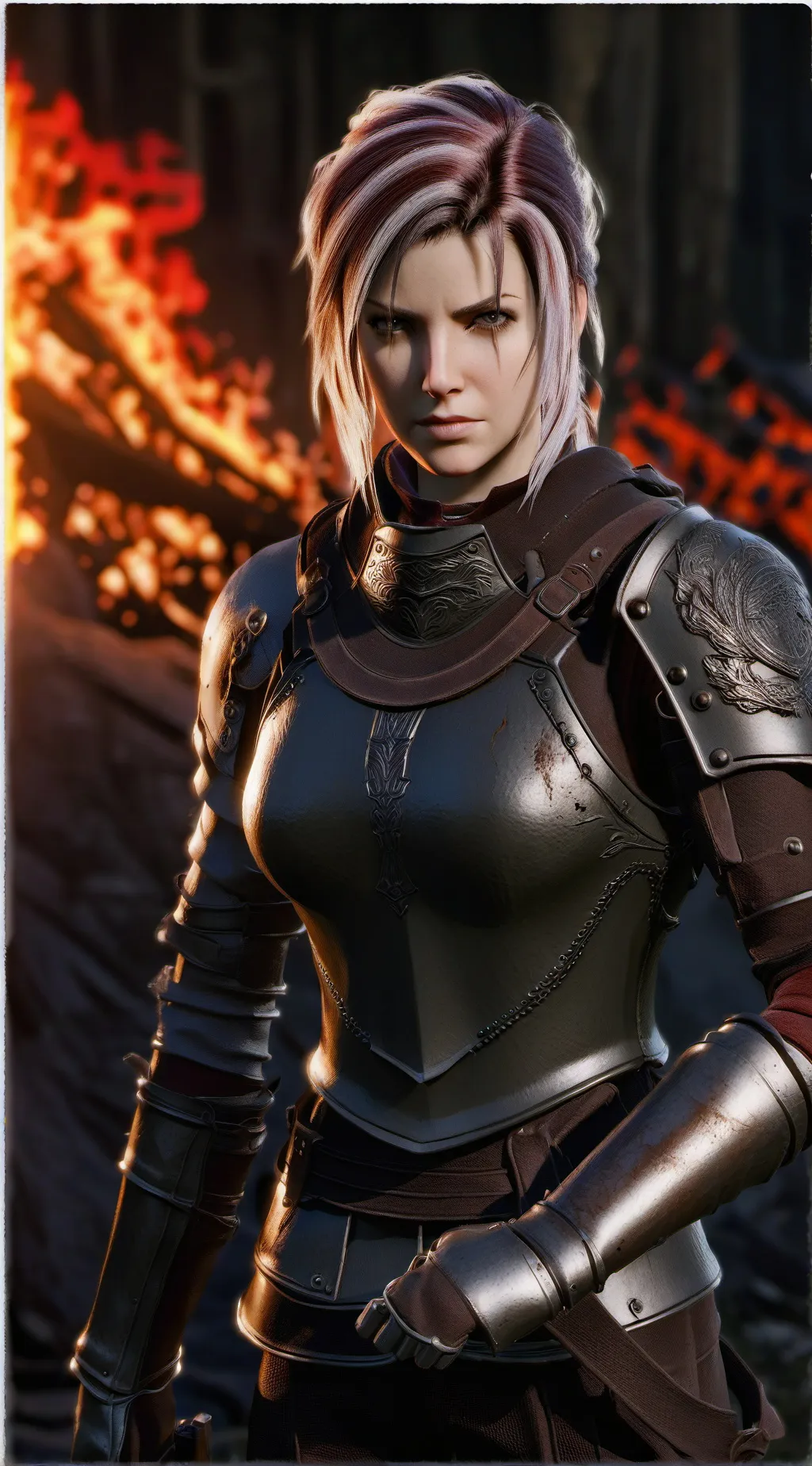 ai character: lilly  background