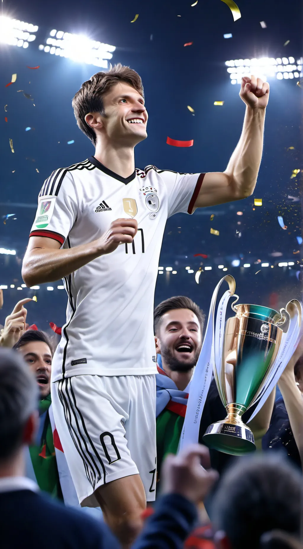 ai character: THOMAS MÜLLER  background