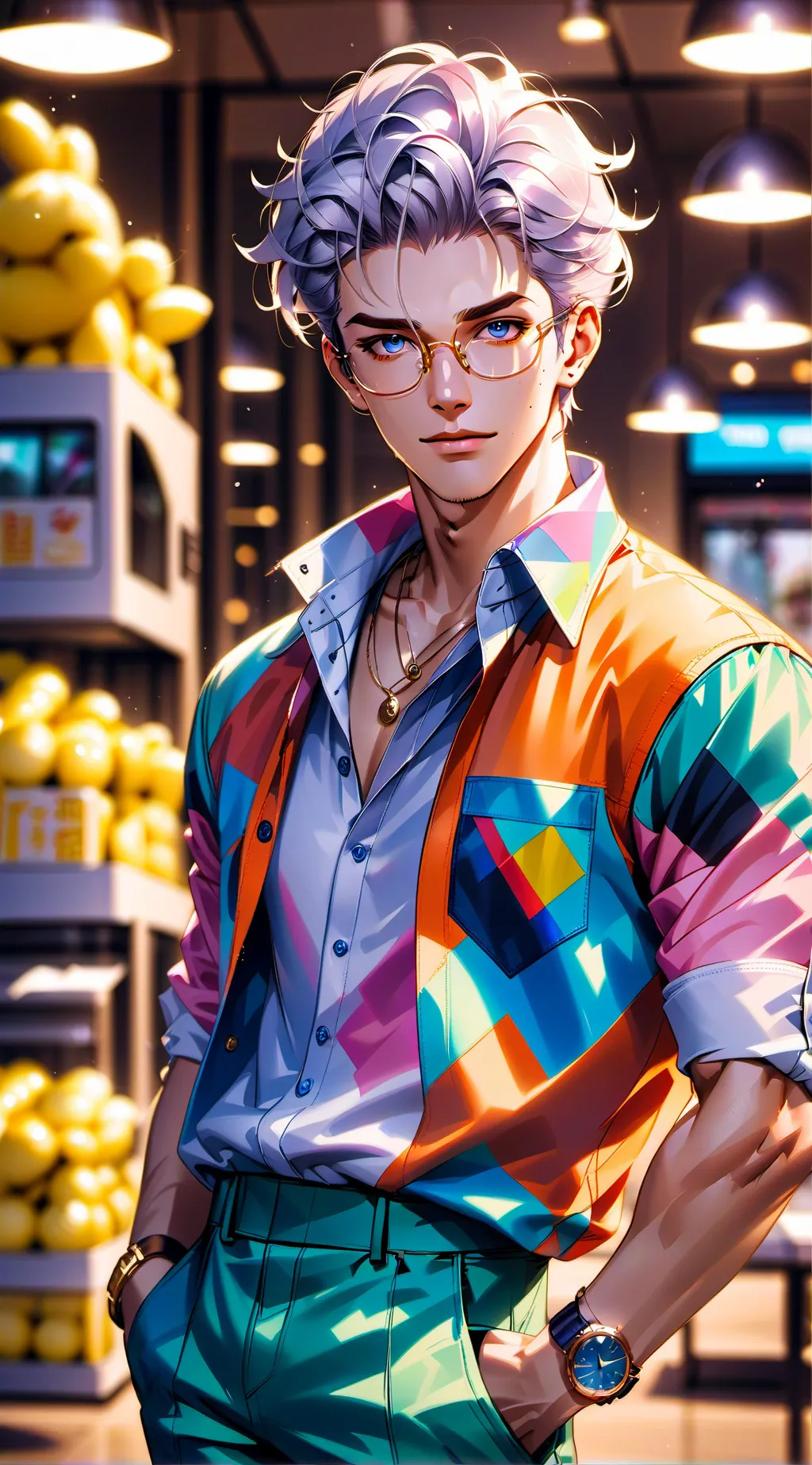 ai character: Derek Steel background