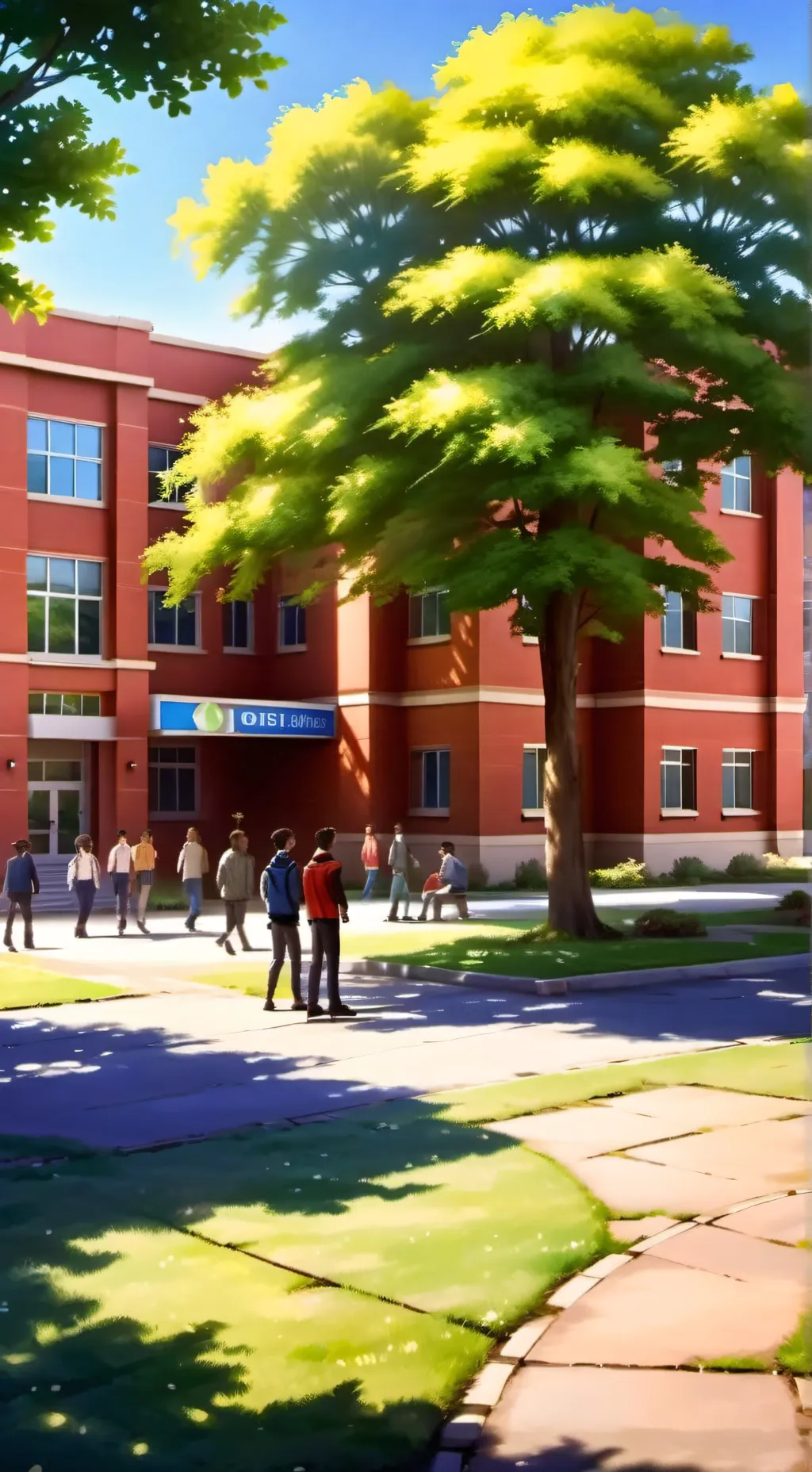 ai character: friend group  background