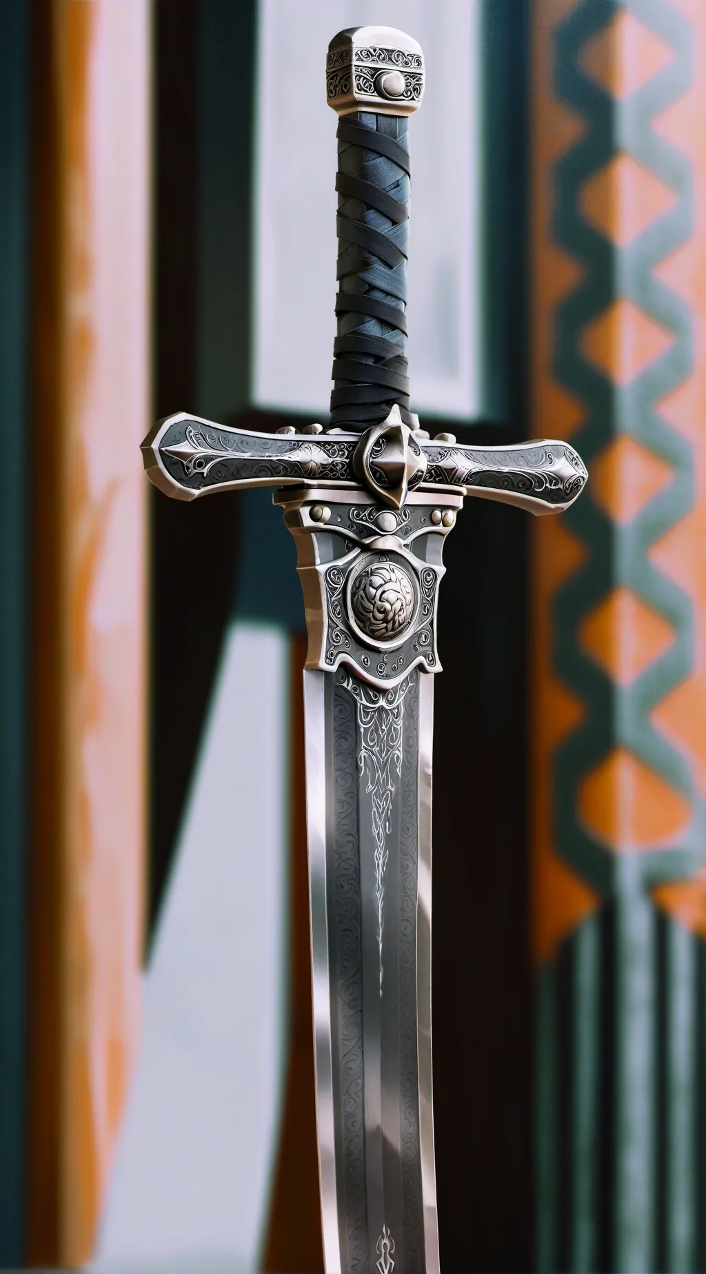 ai character: epic Bossfight background