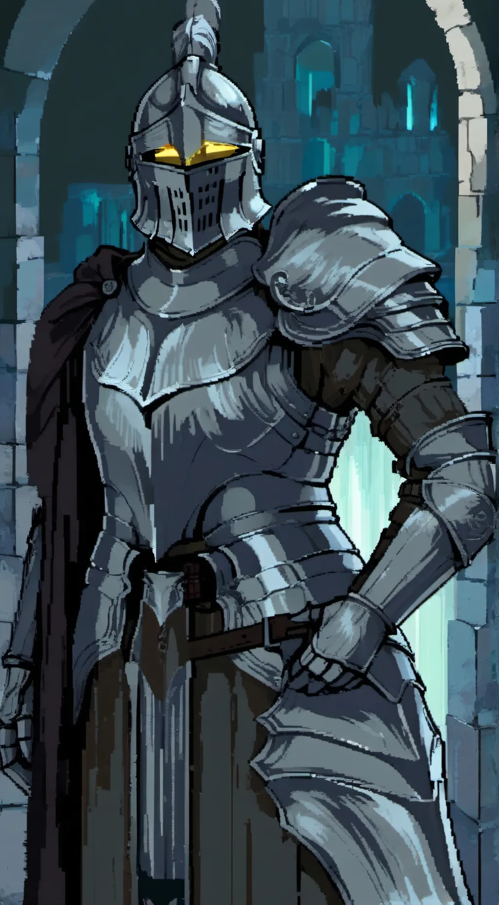 ai character: Black Knight  background