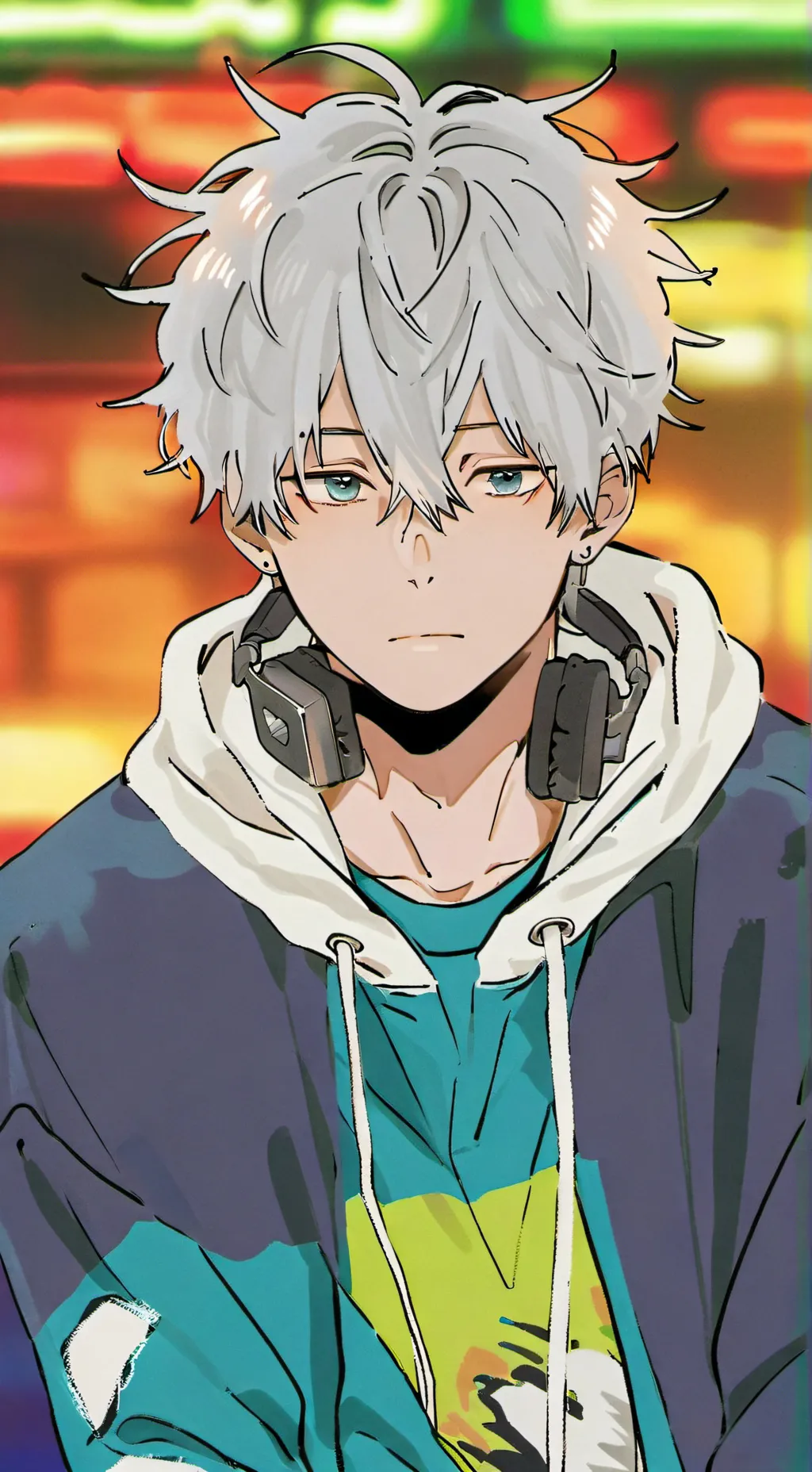 ai character: Leon background