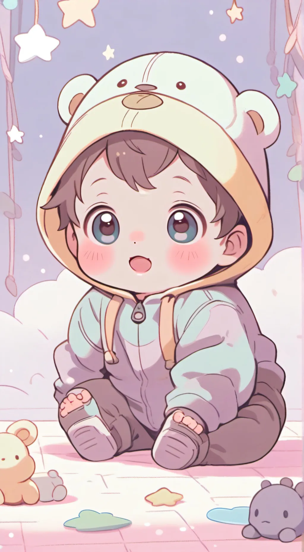 ai character: el pequeño 👉👈🥺 background
