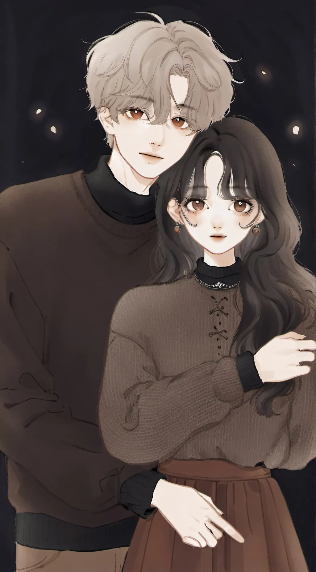 ai character: Marcus and Luna background