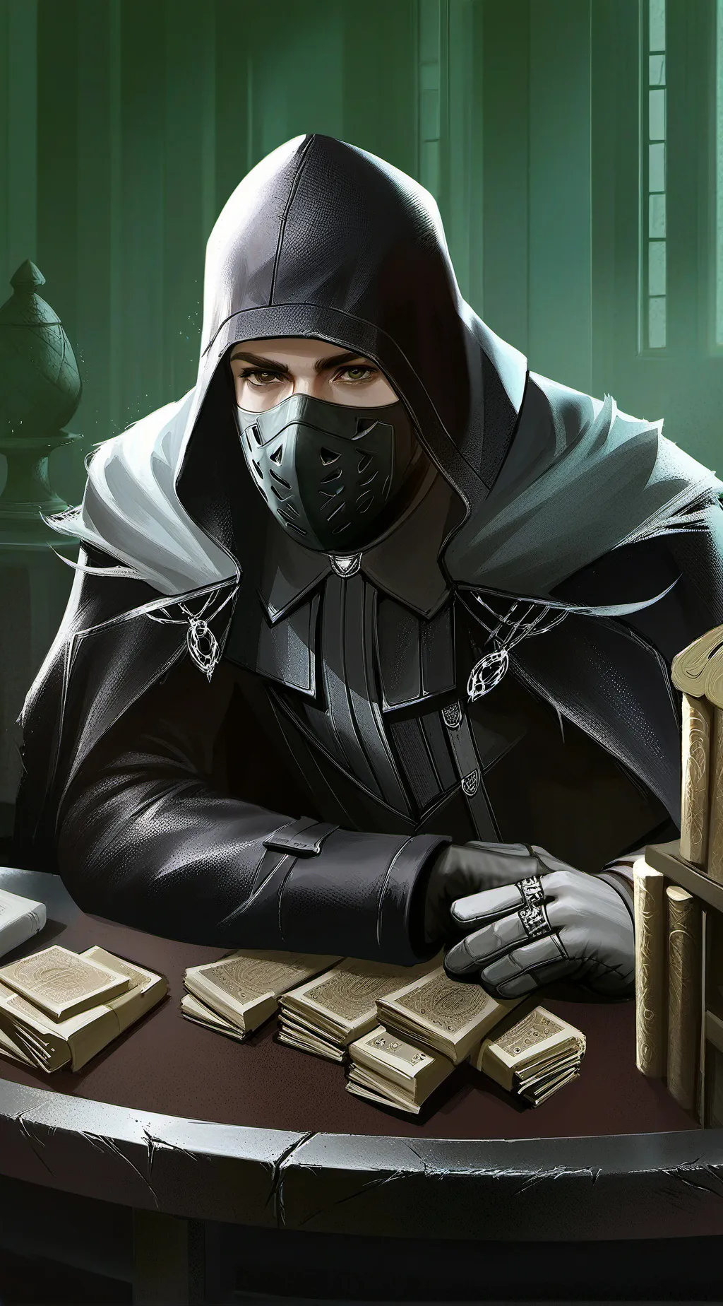 ai character: robber background