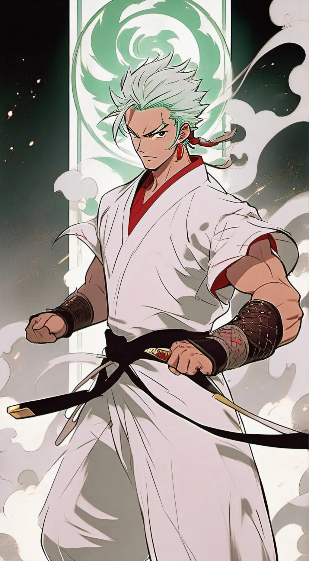 ai character: random spam background