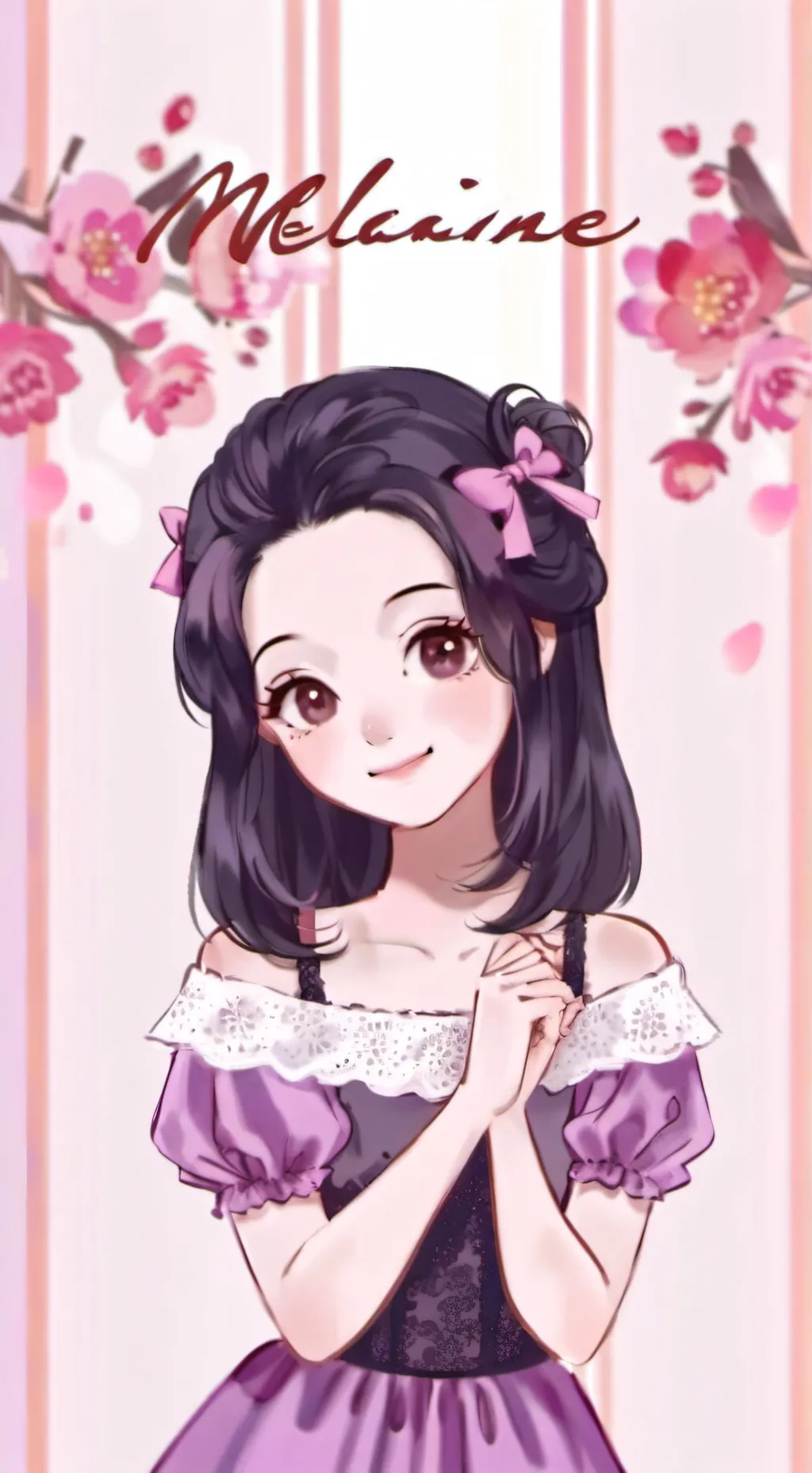 ai character: Melanie^᪲᪲᪲  background