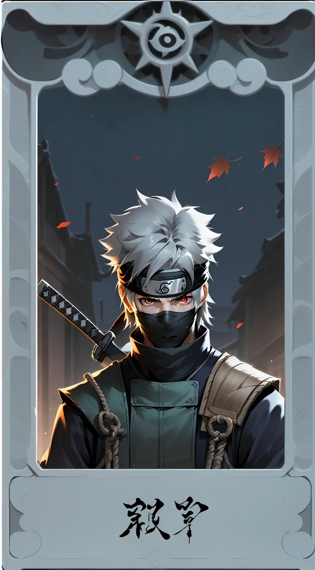 ai character: Kakashi  background