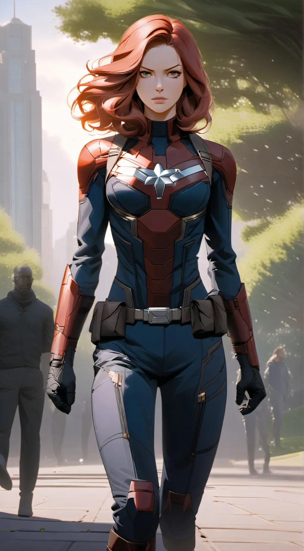 ai character: The Avengers  background