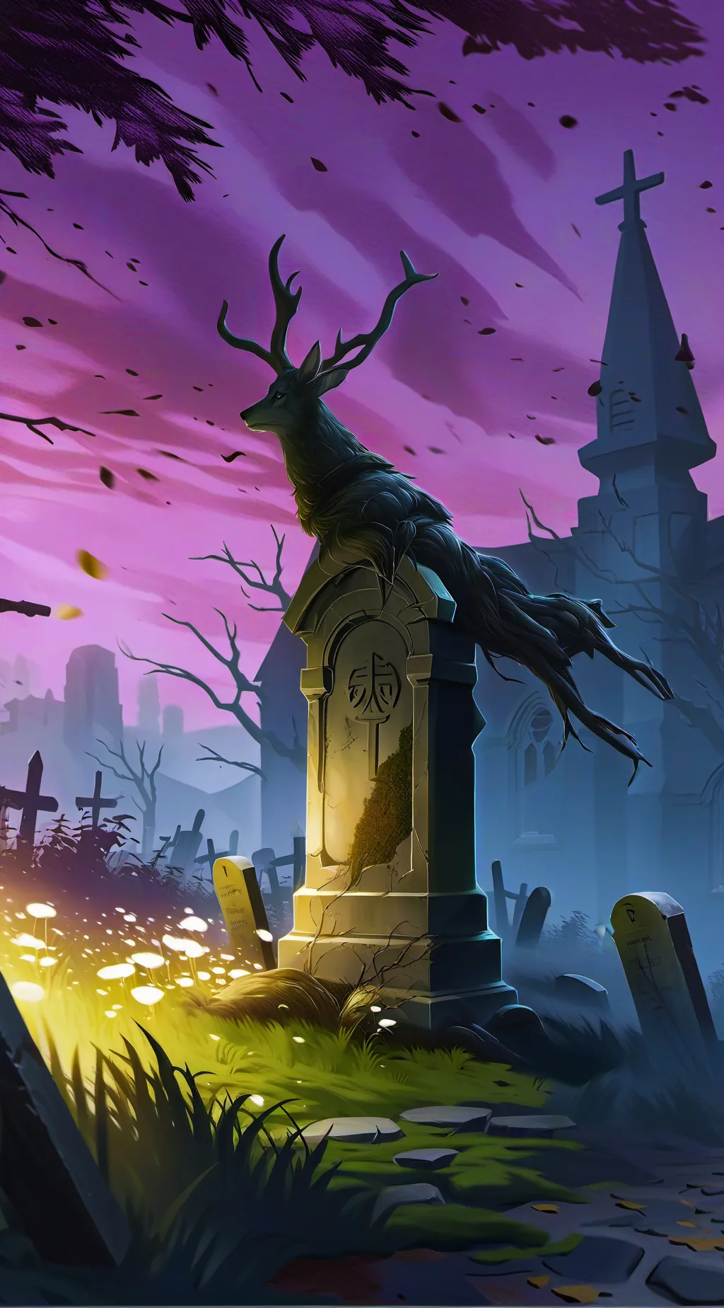 ai character: Rengokus funeral background