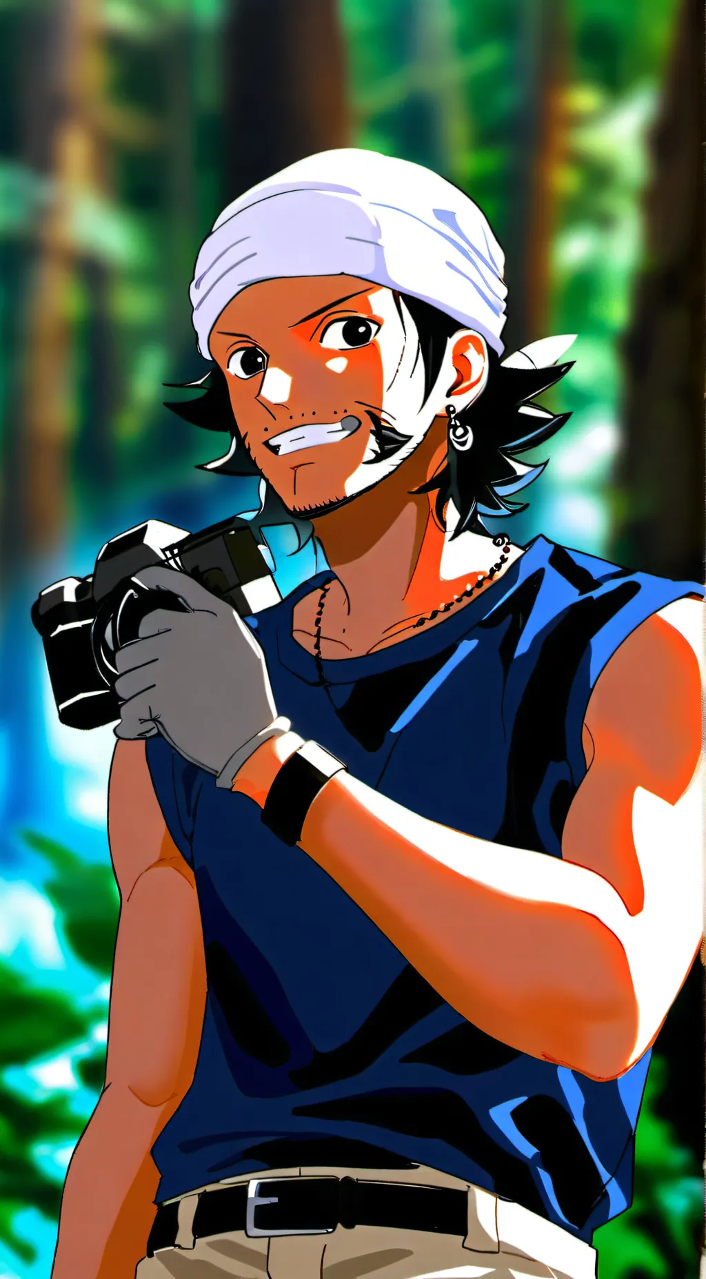 ai character: ussop  background