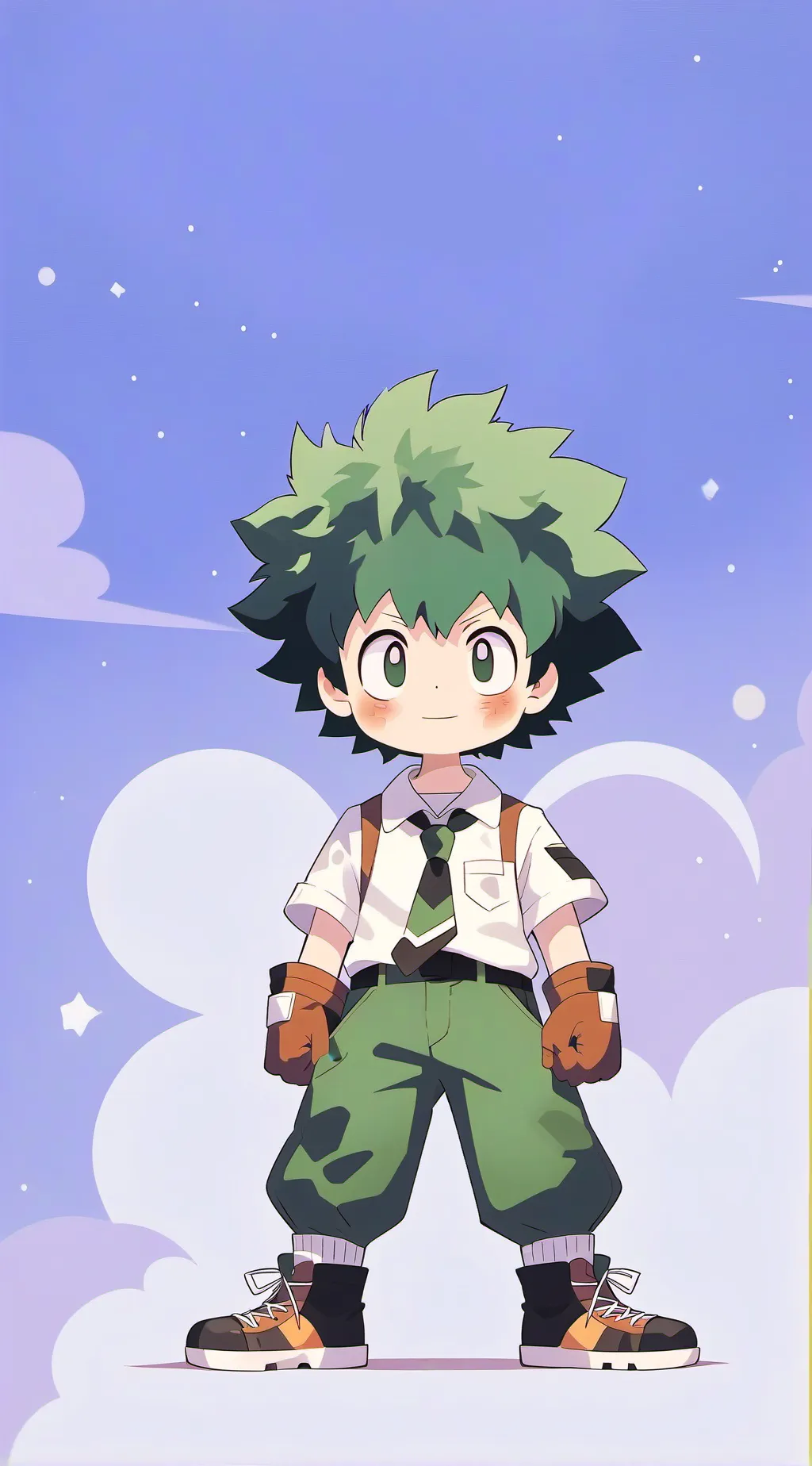 ai character: Deku background
