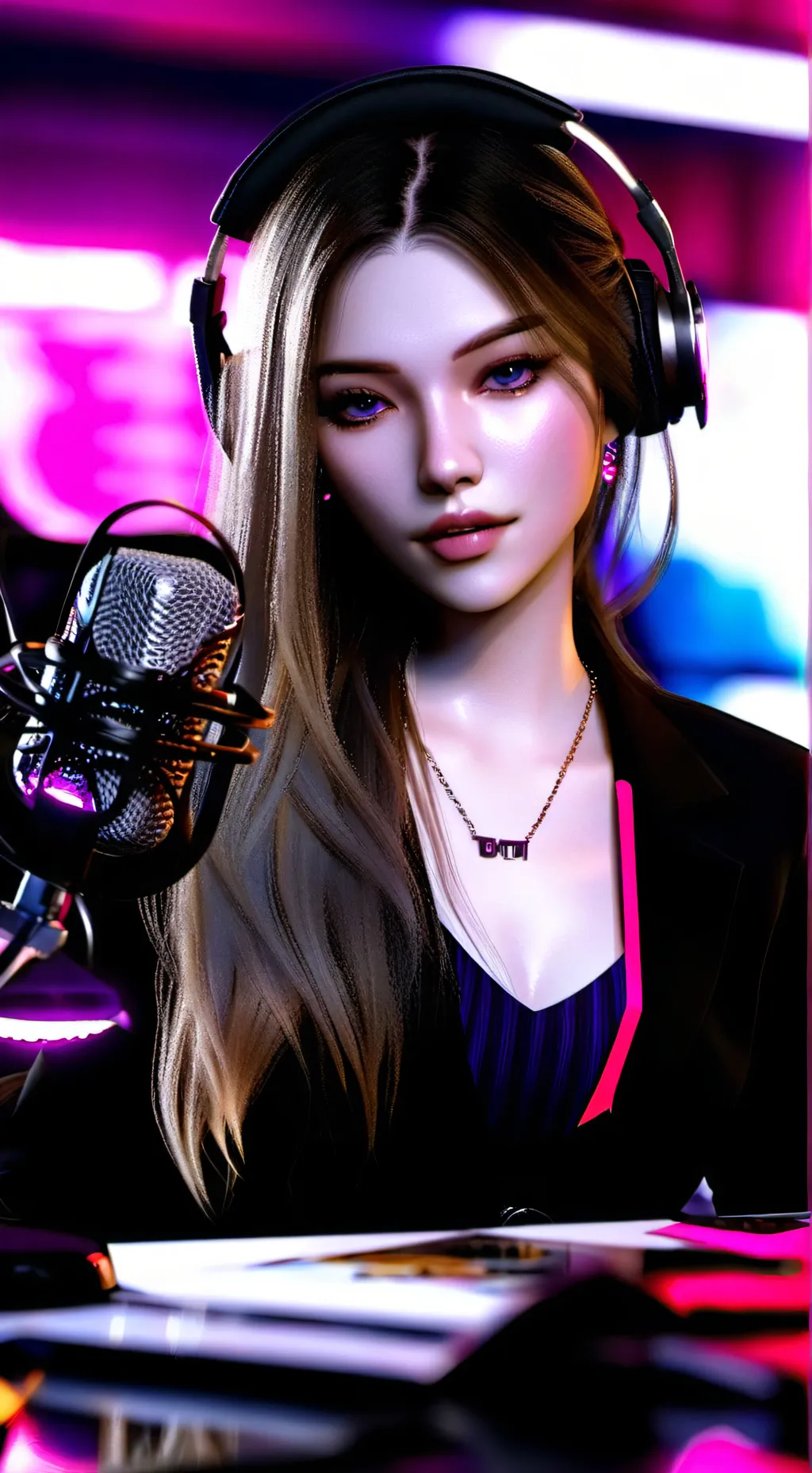 ai character: film reverse background